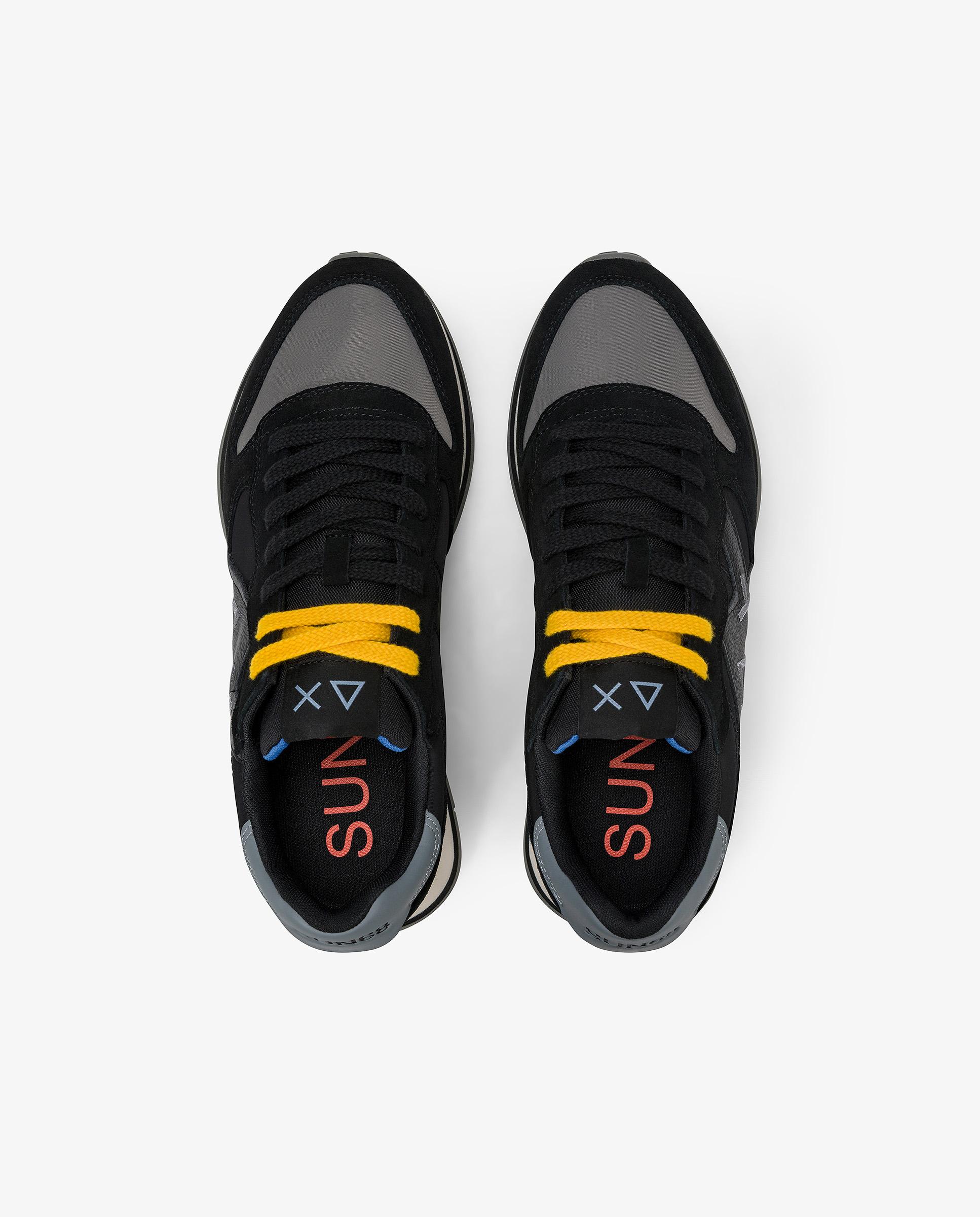 Zapatillas deportivas de hombre de piel con cordones - sun68 - Gris Gris-4