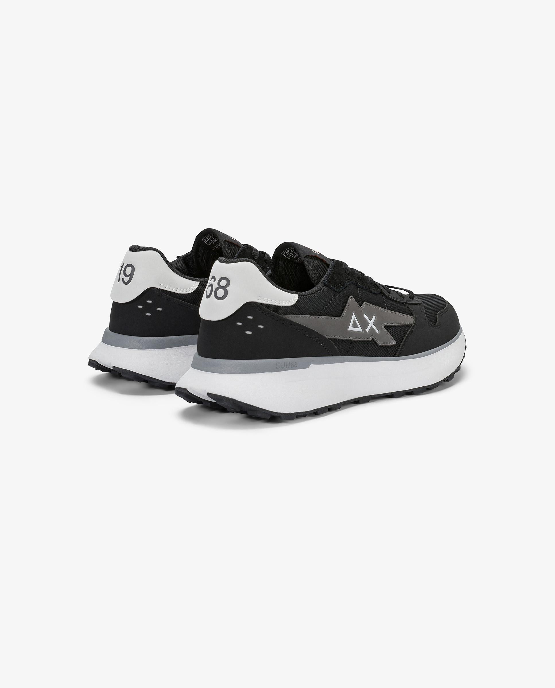 Zapatillas deportivas de hombre con cordones - sun68 - Negro Negro-2