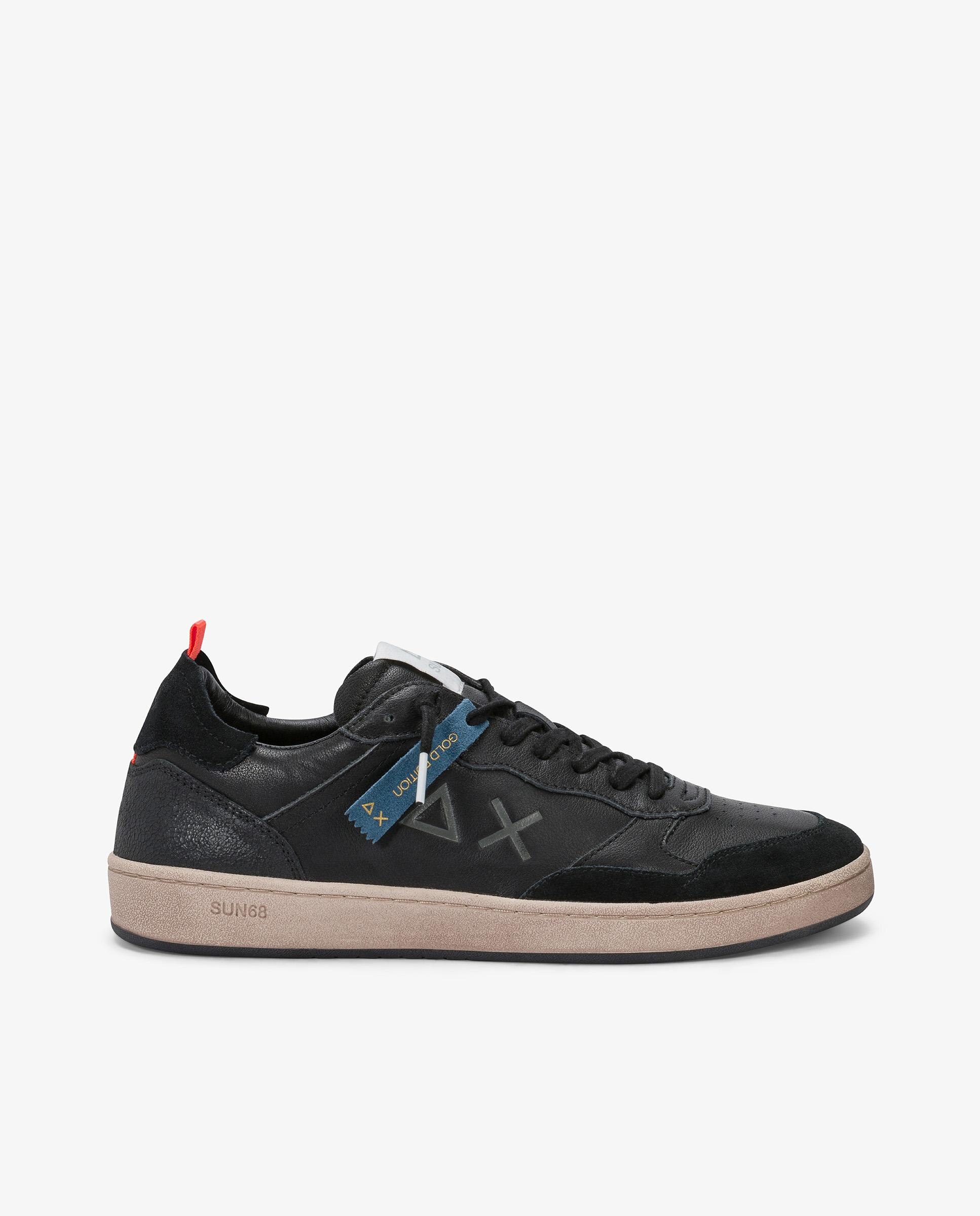 Imagen 0 de Zapatillas deportivas de hombre de piel con cordones Gris
