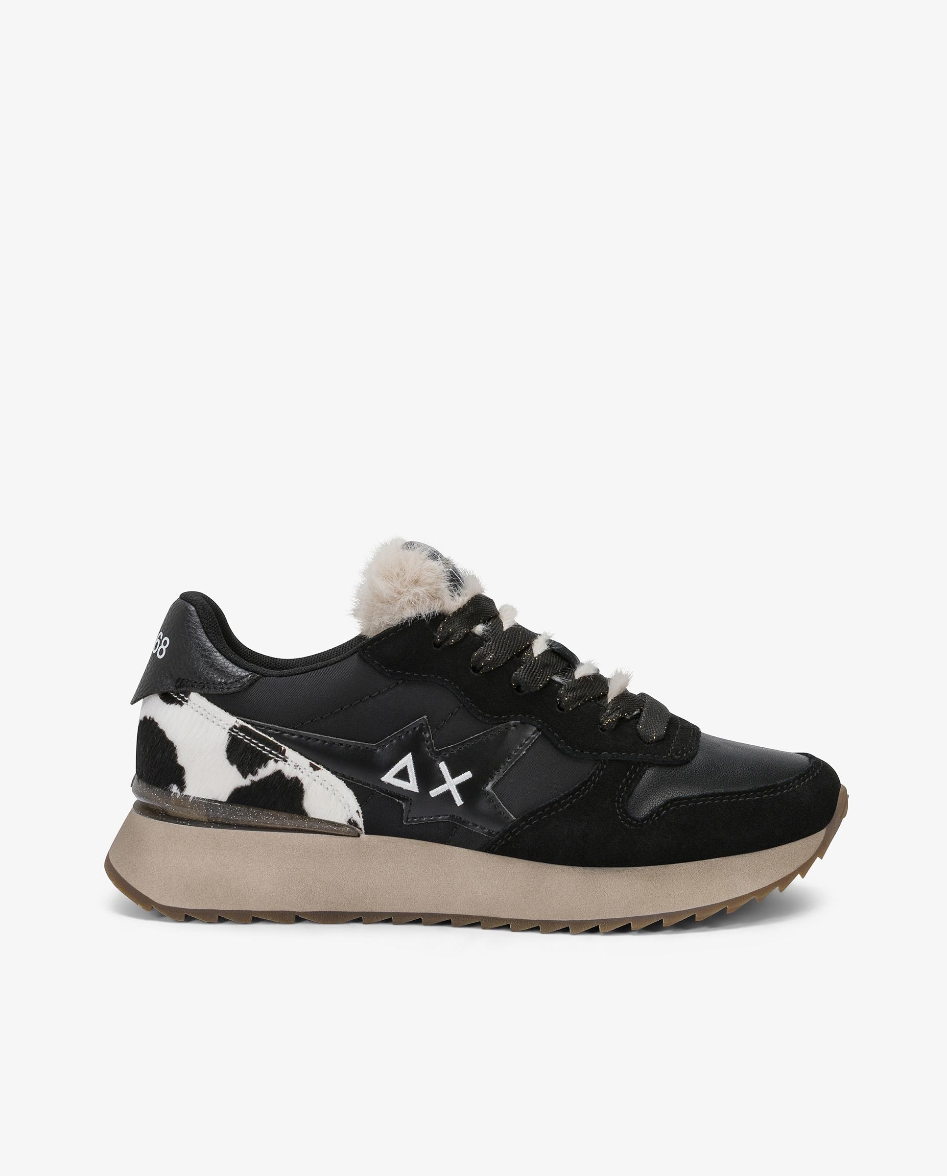 Imagen 0 de Zapatillas básicas de mujer con cordones Negro