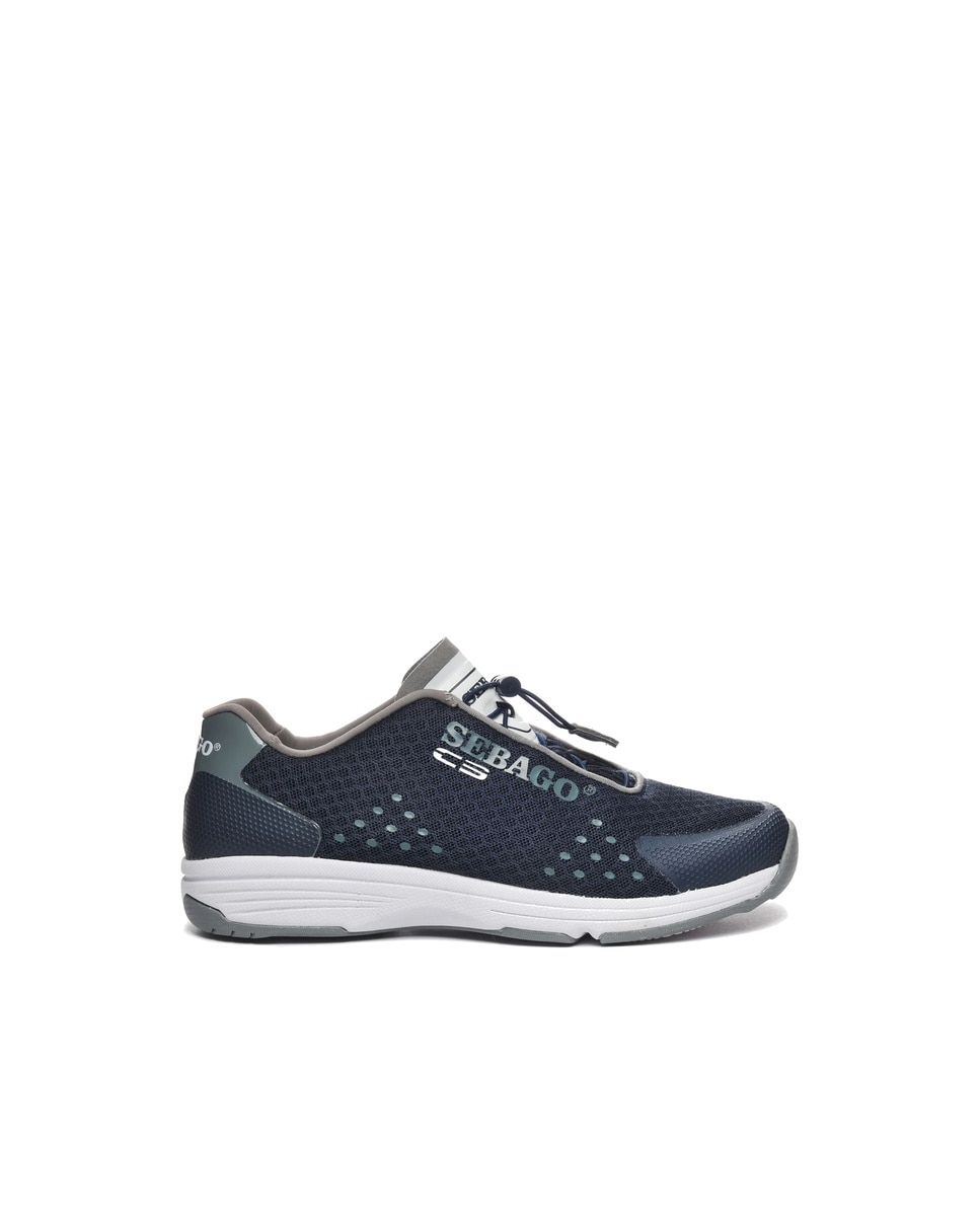 Zapatillas deportivas de mujer de vela con drenaje de agua - Sebago - Navy Navy-1