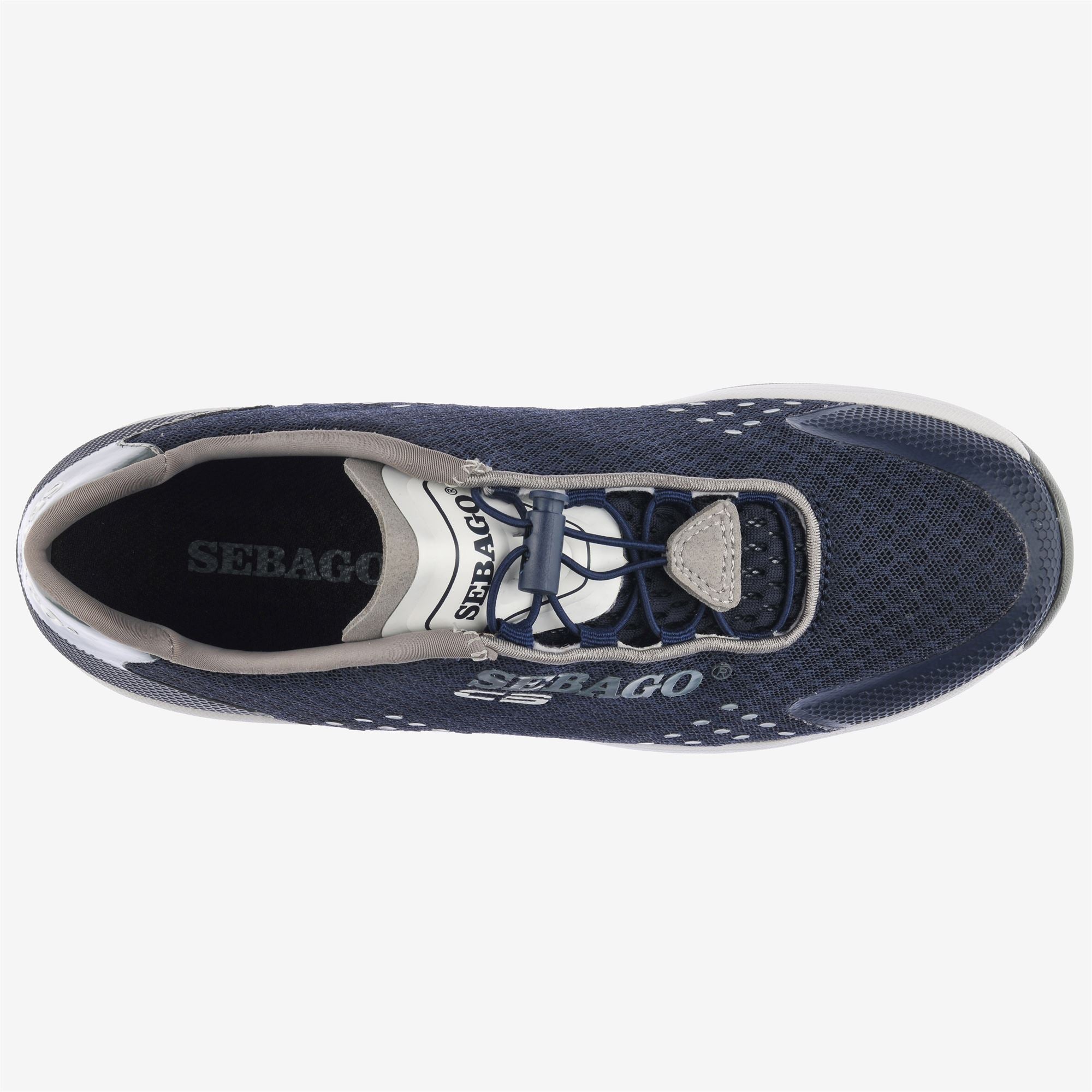Zapatillas deportivas de mujer de vela con drenaje de agua - Sebago - Navy Navy-4