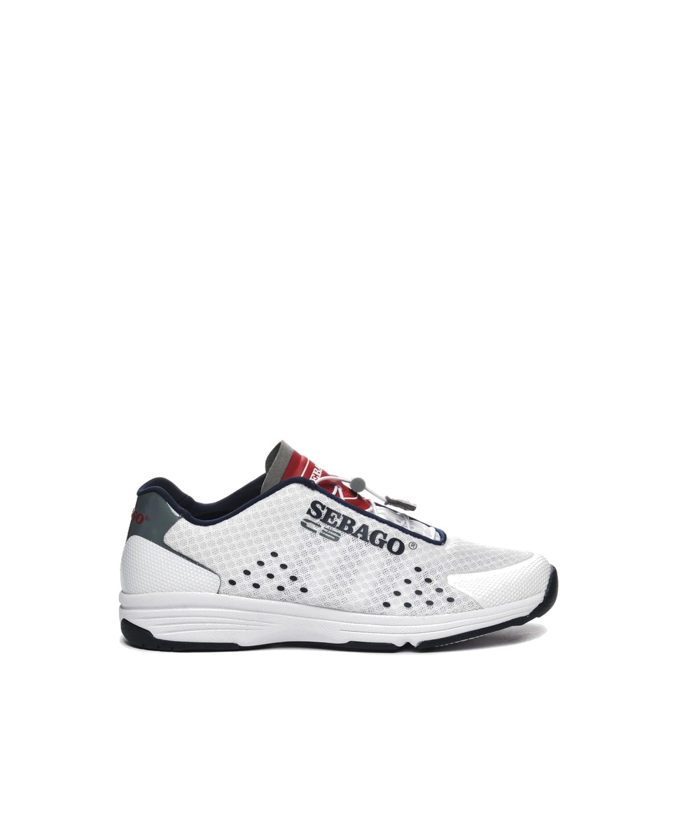 Zapatillas deportivas de mujer de vela con drenaje de agua - Sebago - Blanco Blanco-1