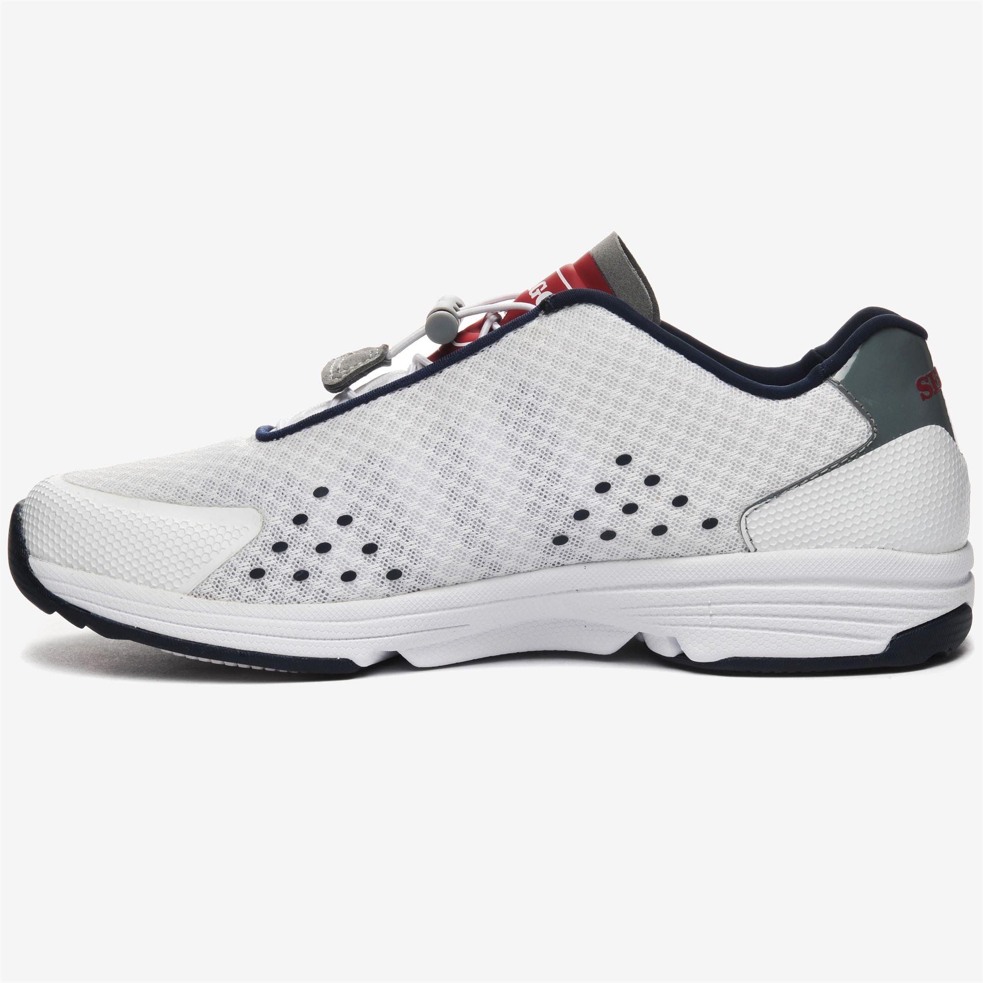 Zapatillas deportivas de mujer de vela con drenaje de agua - Sebago - Blanco Blanco-2