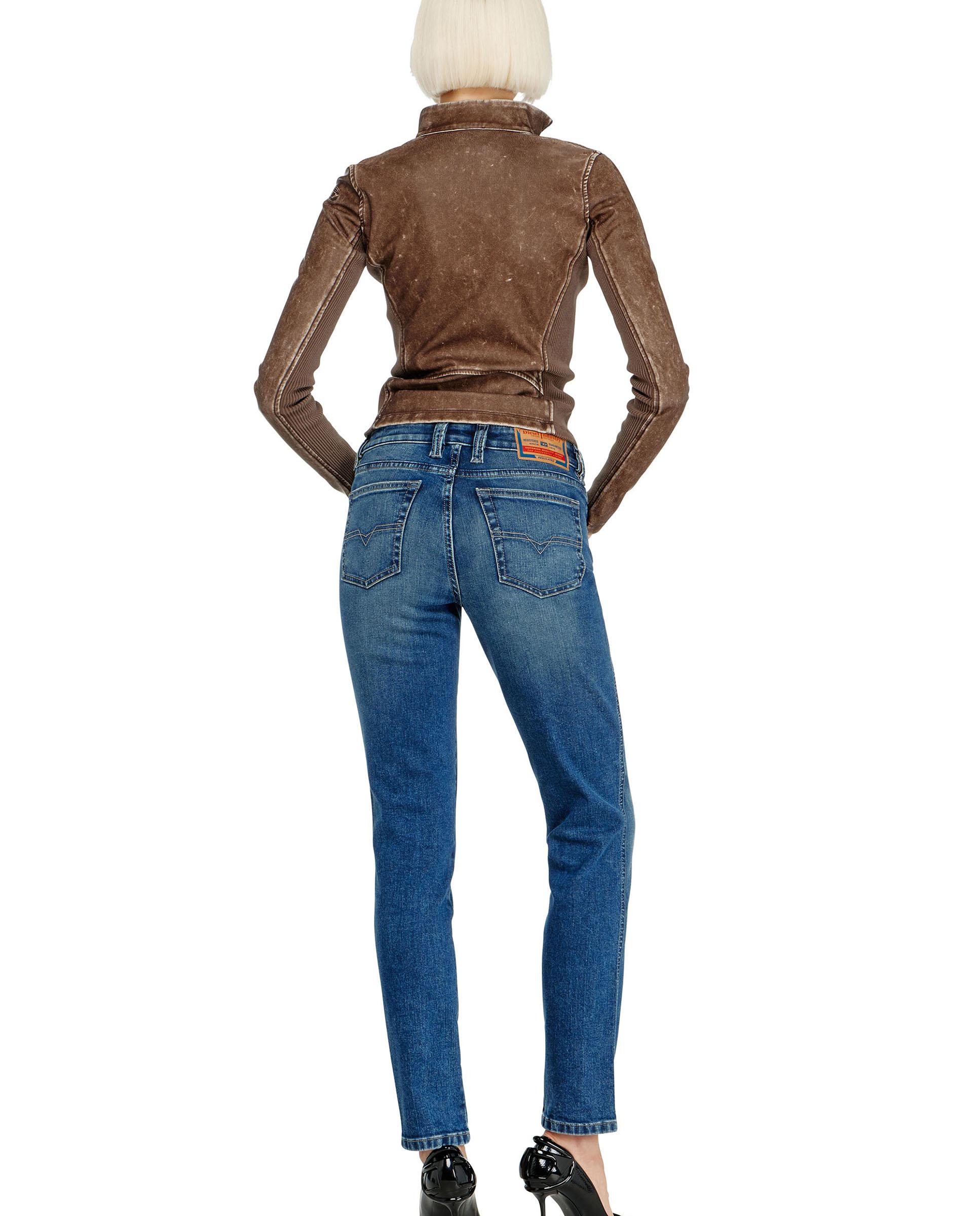 Vaquero recto de mujer 1992 d-jiann de cintura media - Diesel - Azul denim Azul denim-5