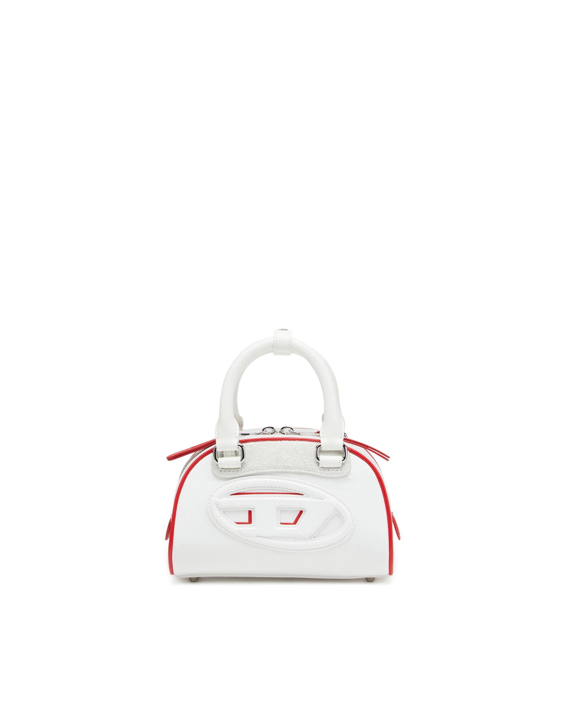 Bolso pequeño de mujer con logotipo grabado - Diesel - Blanco / Rojo Blanco / Rojo-1