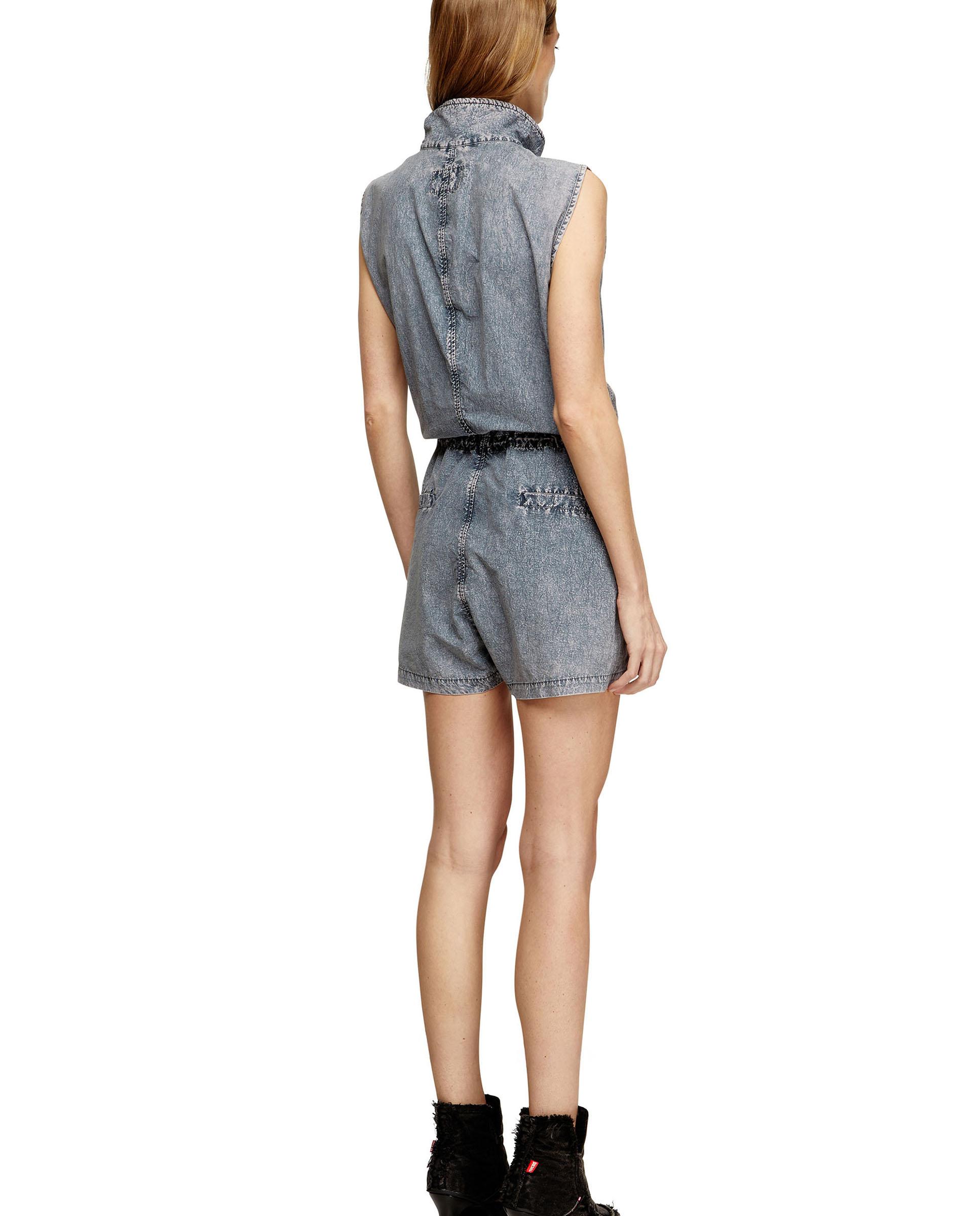 Mono DIESEL de mujer corto efecto denim - Azul denim Azul denim-2