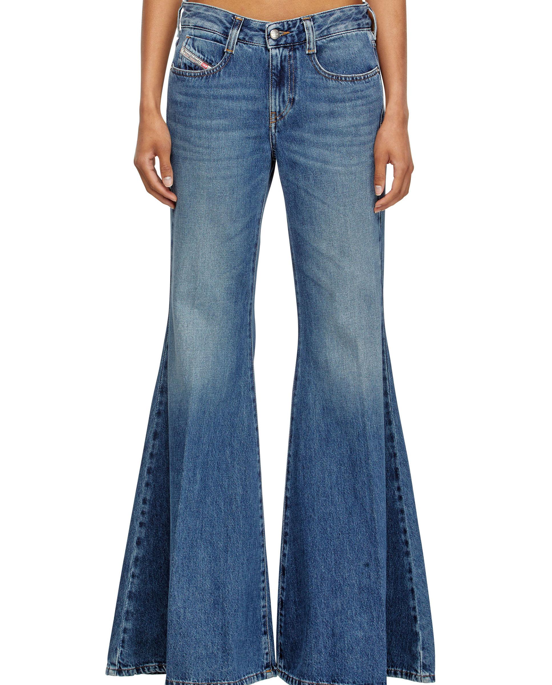 Diesel - Vaqueros campana de mujer DIESEL con cintura baja.