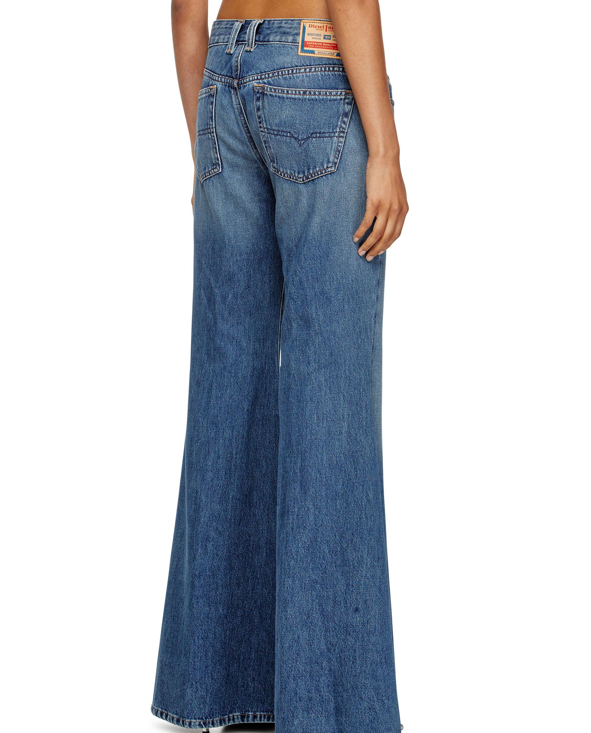 Vaqueros campana de mujer DIESEL con cintura baja - Azul denim Azul denim-2