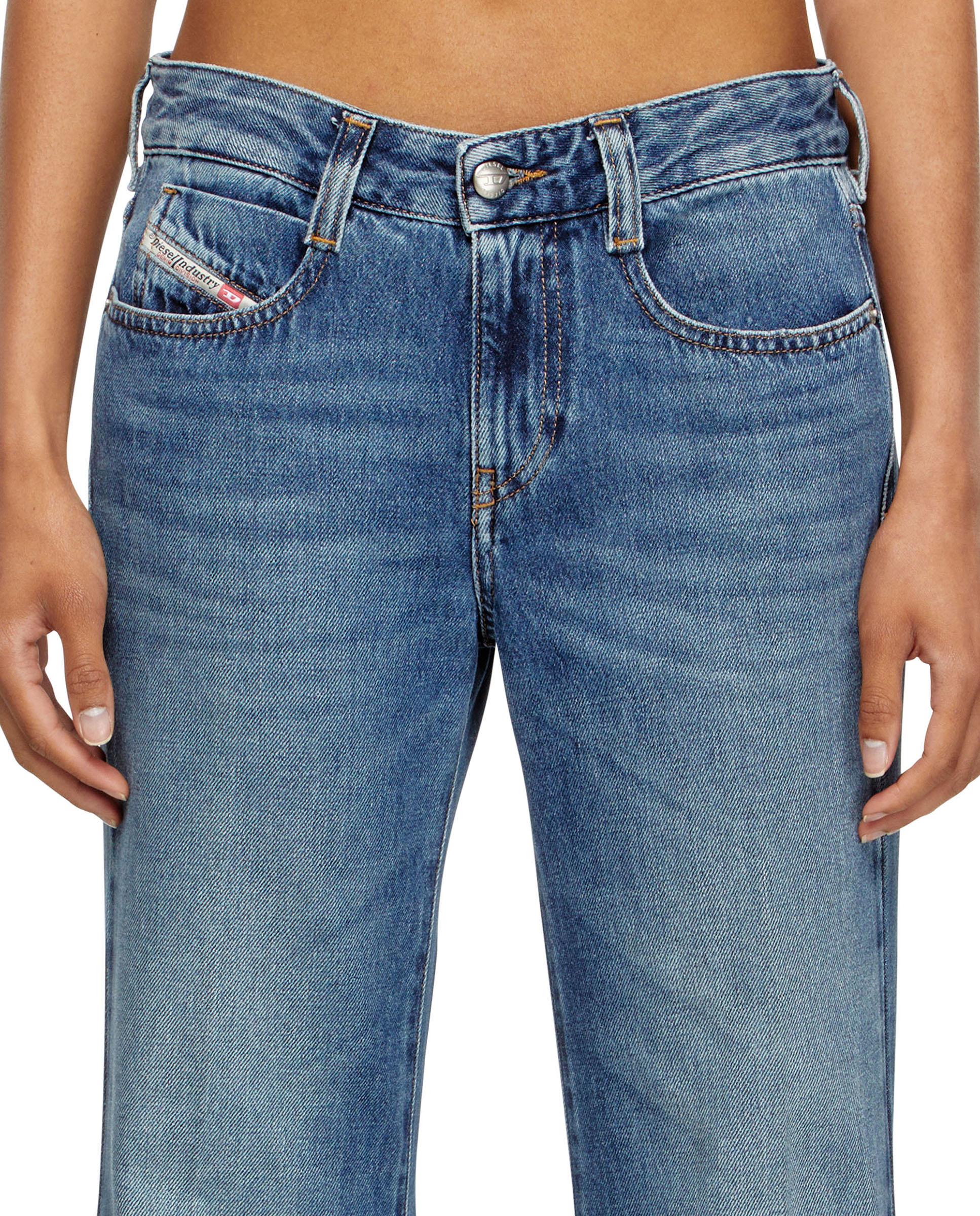Vaqueros campana de mujer DIESEL con cintura baja - Azul denim Azul denim-3