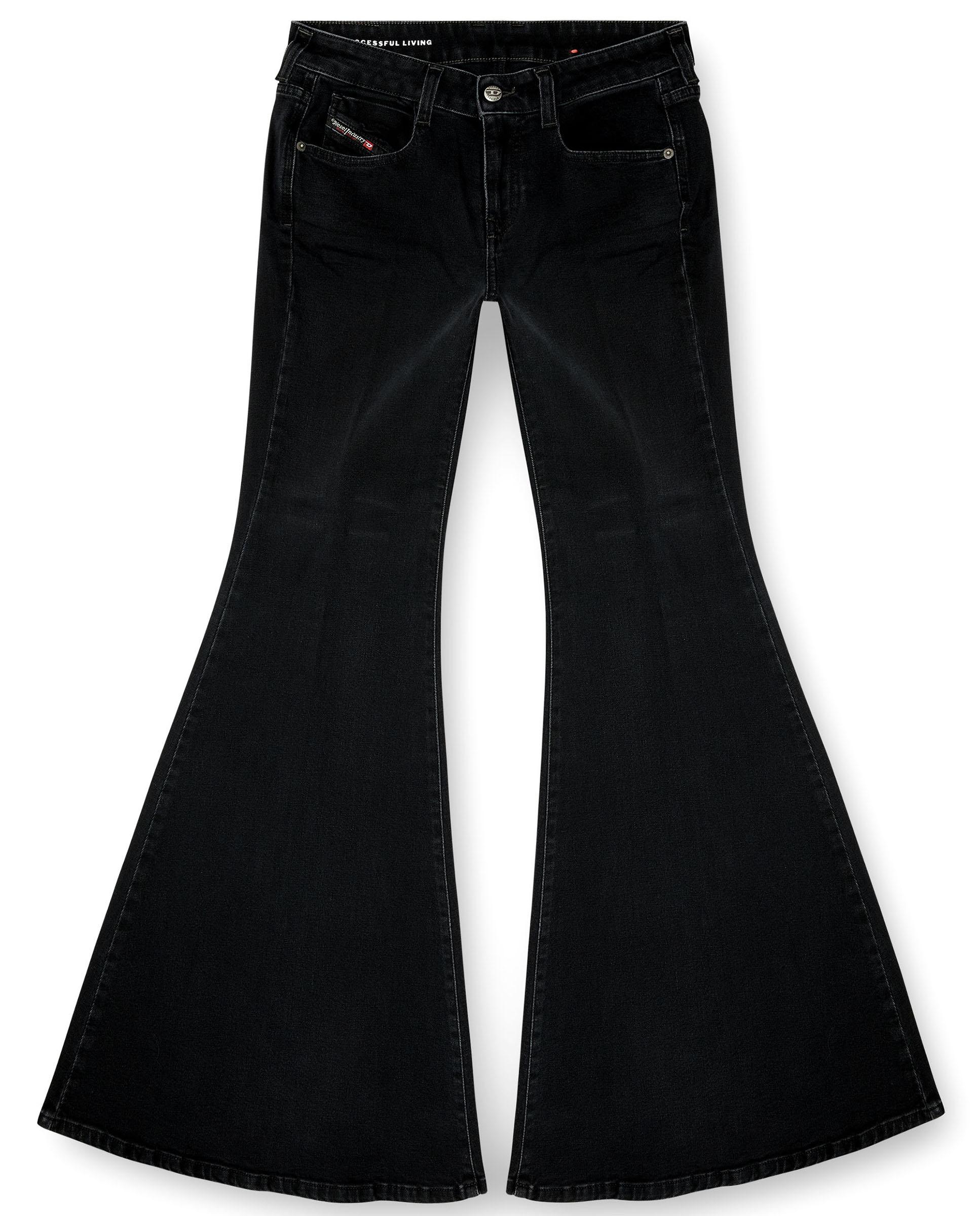 Vaquero de campana 1970 d-bless de cintura baja - Diesel - Negro Negro-5