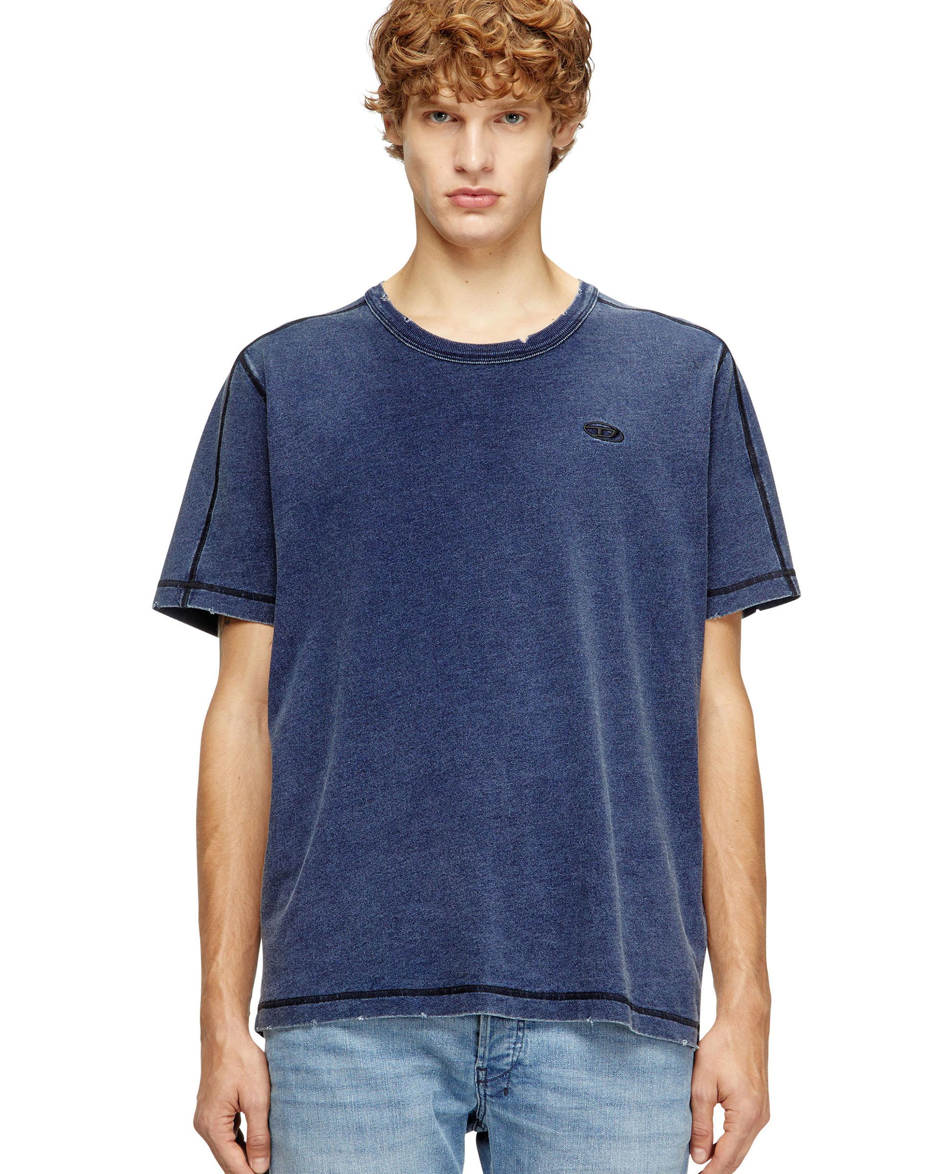 Diesel - Camiseta de manga corta de hombre DIESEL con diseño de costuras.