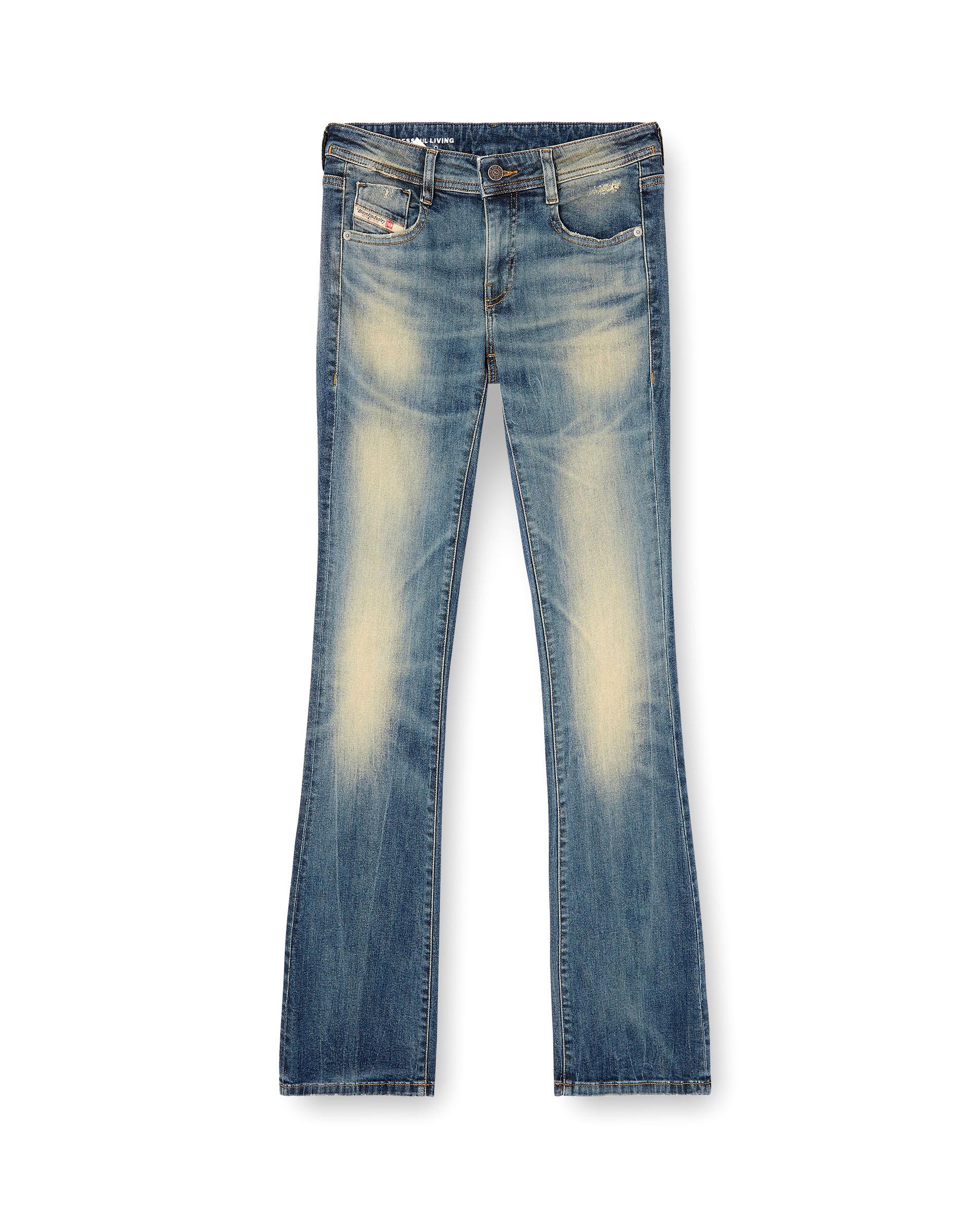 Vaquero recto de mujer DIESEL fit bootcut con cintura baja - Azul Azul-5