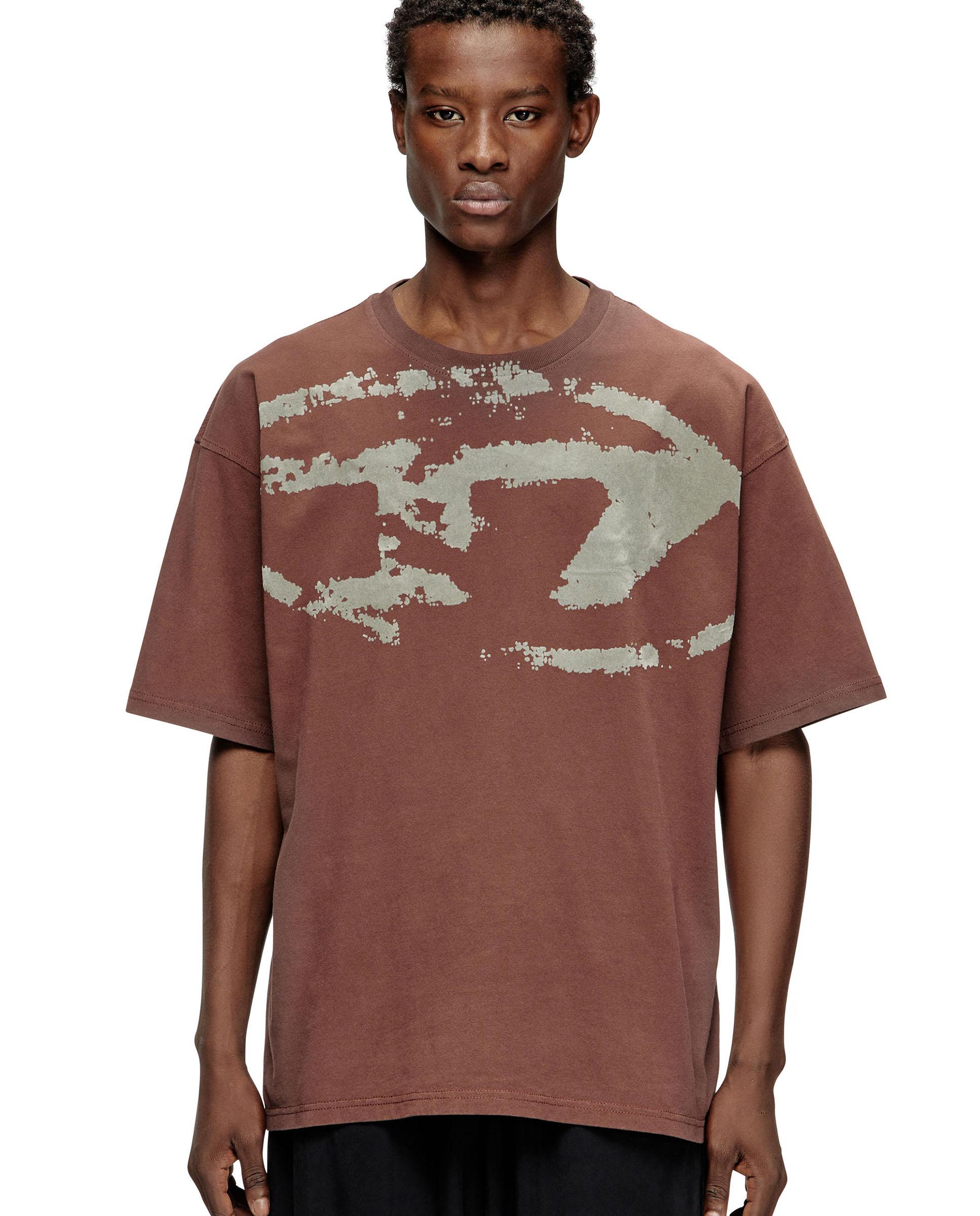 Diesel - Camiseta de manga corta de hombre DIESEL con logo frontal.