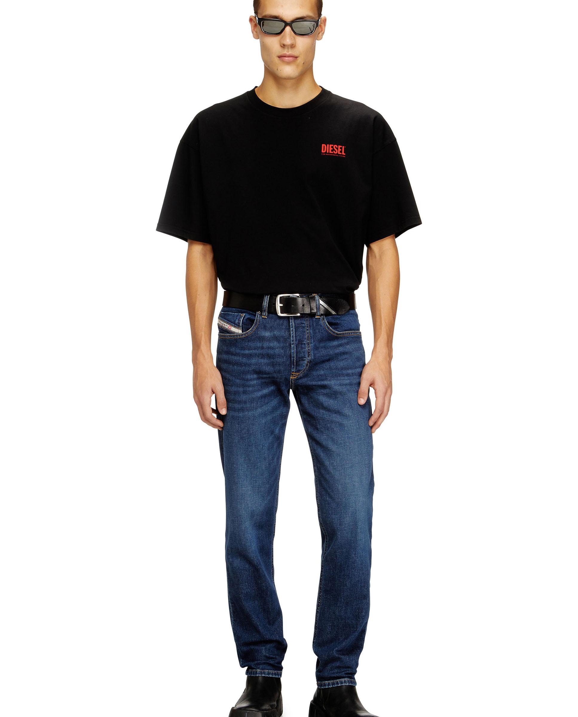 Vaquero regular de hombre 2023 D-Finitive ligeramente tapered de cintura media - Diesel - Azul oscuro Azul oscuro-4