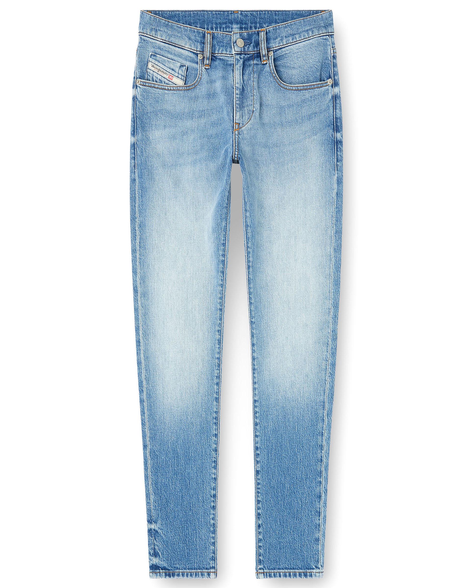 Vaquero slim de hombre DIESEL con cintura media - Azul claro Azul claro-5