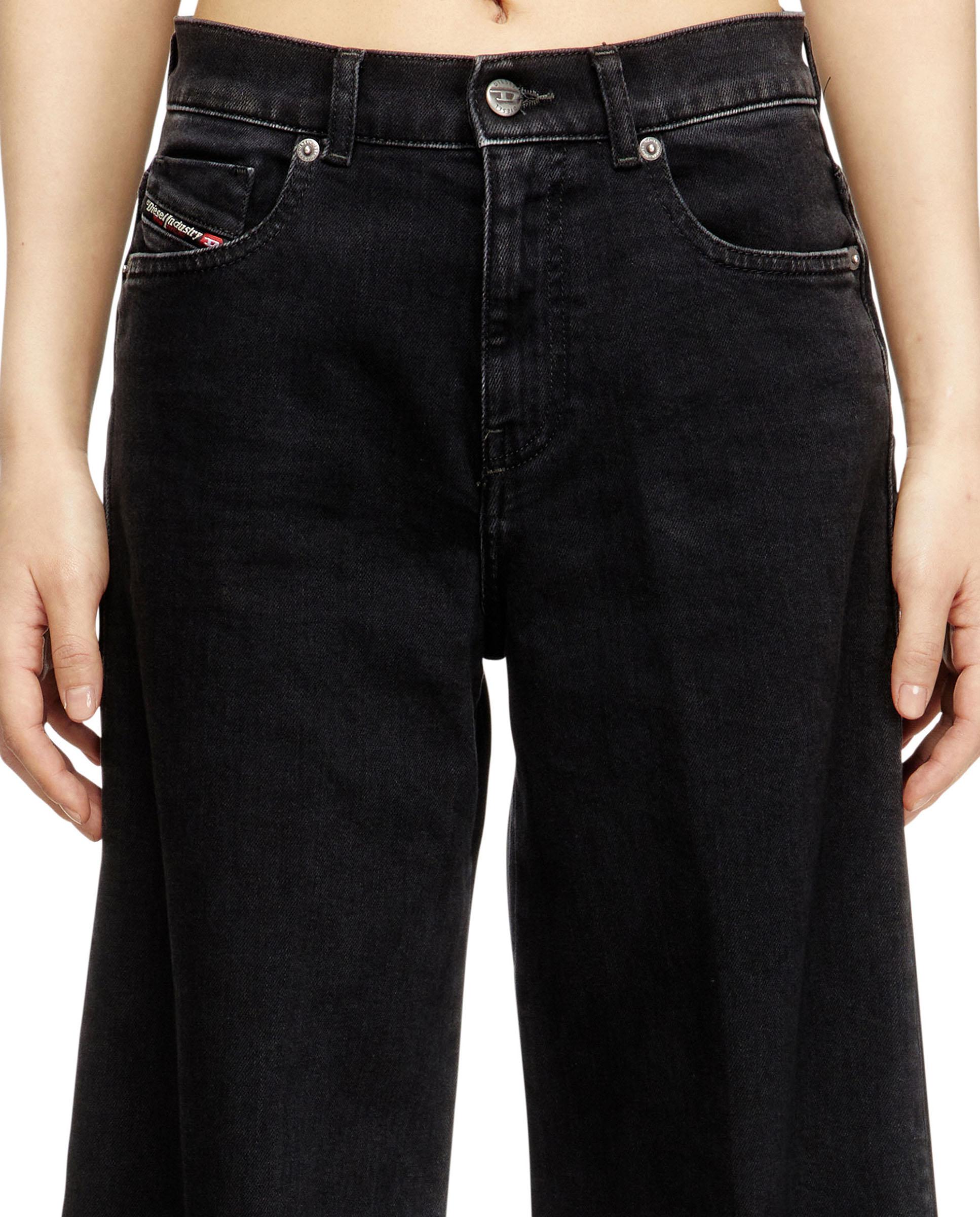 Vaquero campana de mujer DIESEL con cintura media - Negro Negro-3