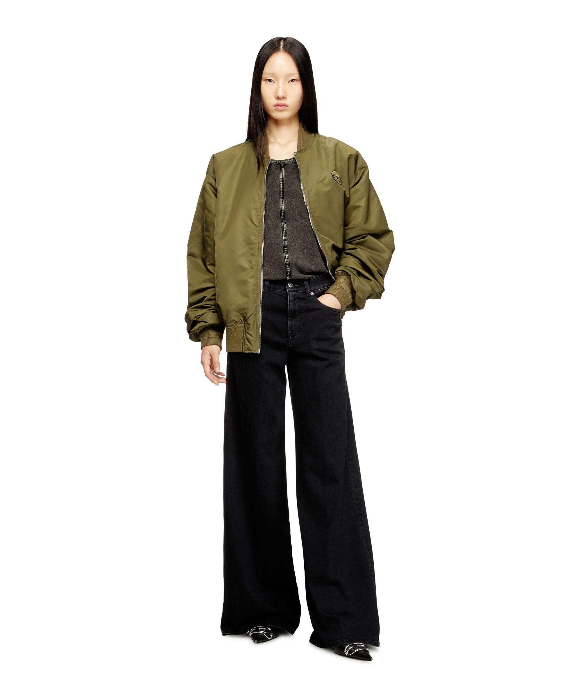 Vaquero campana de mujer DIESEL con cintura media - Negro Negro-4