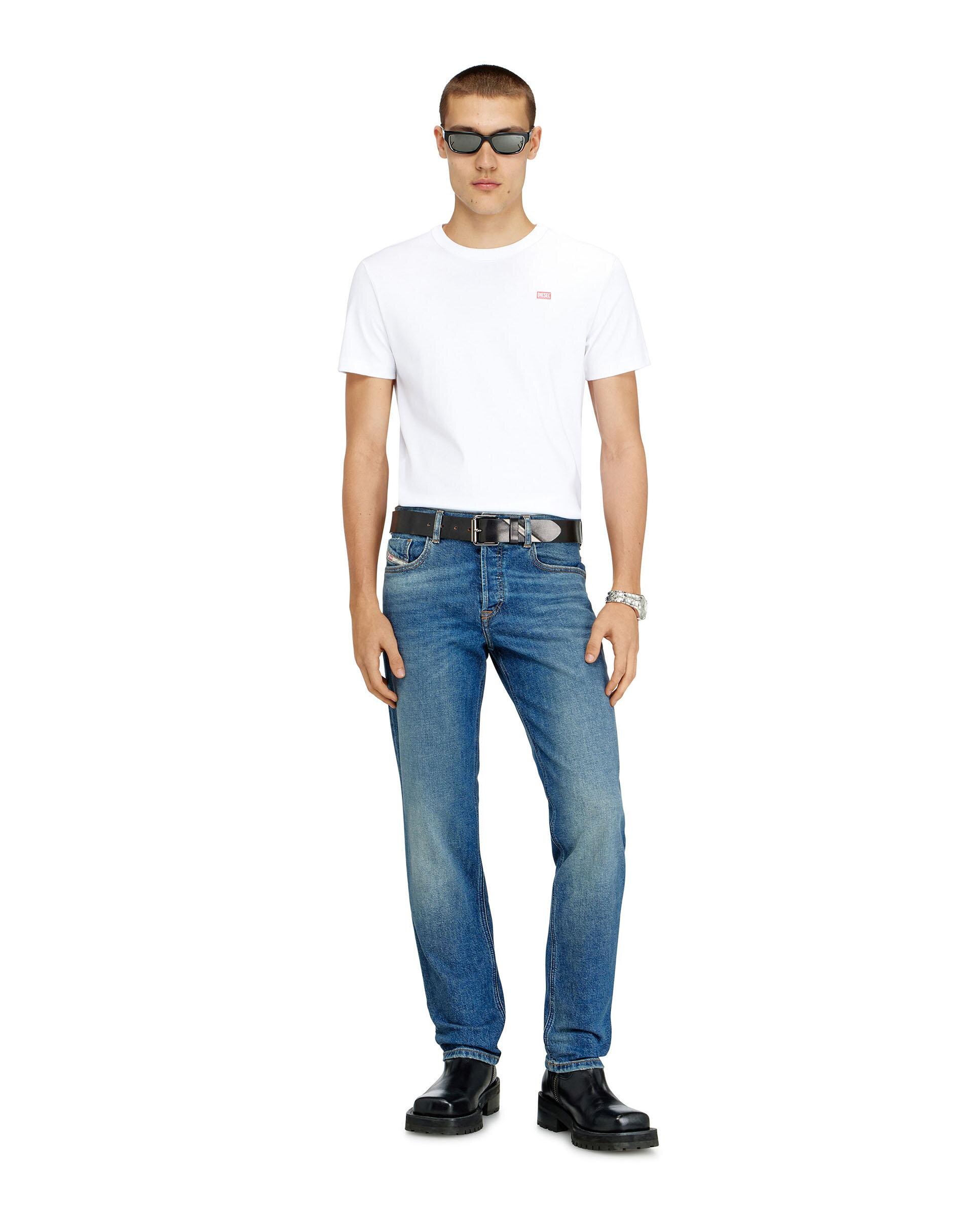 Vaquero regular de hombre 2023 D-Finitive ligeramente tapered de cintura media - Diesel - Azul Azul-4