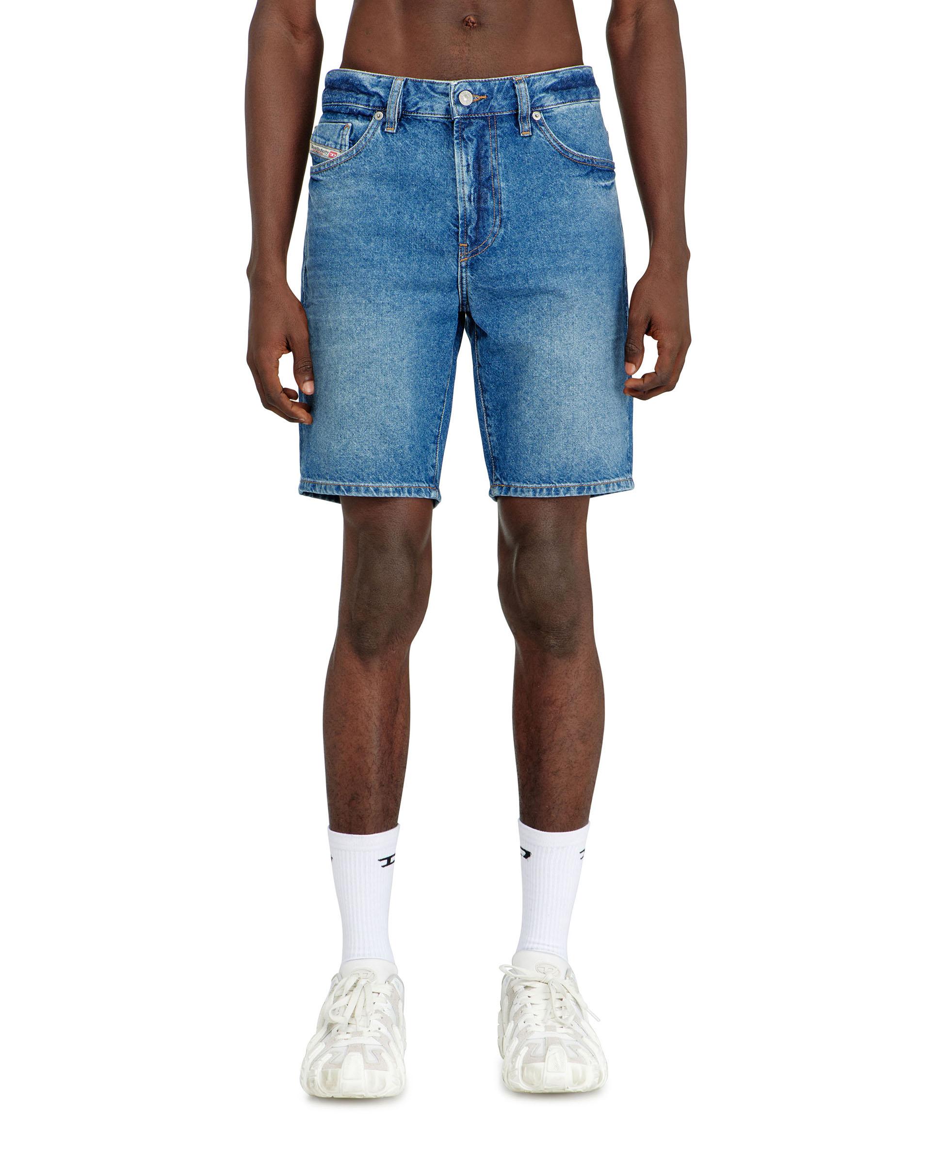 Imagen 0 de Pantalones cortos slim de hombre denim azul Azul marino