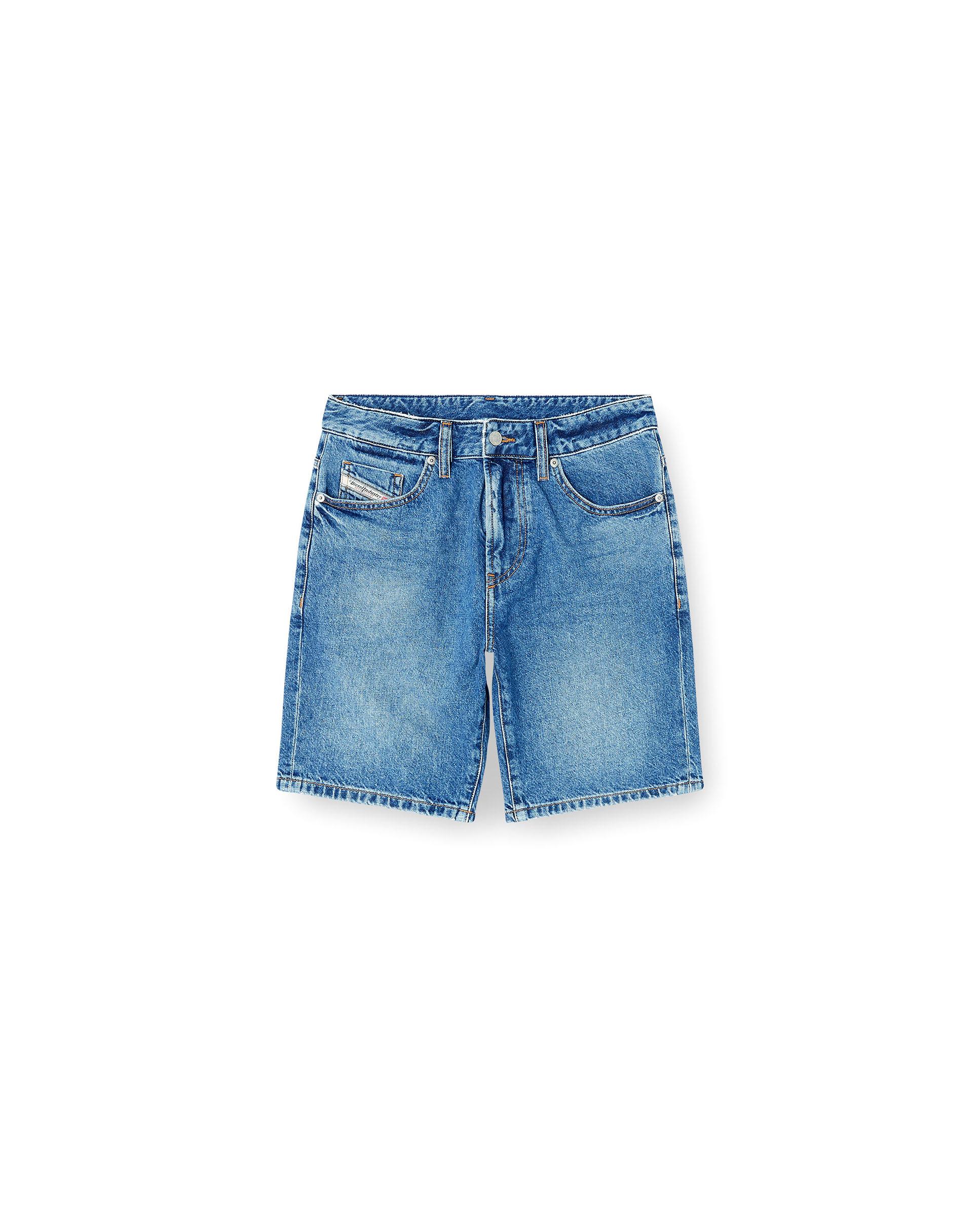 Pantalones cortos slim de hombre denim azul - Diesel - Azul marino Azul marino-4