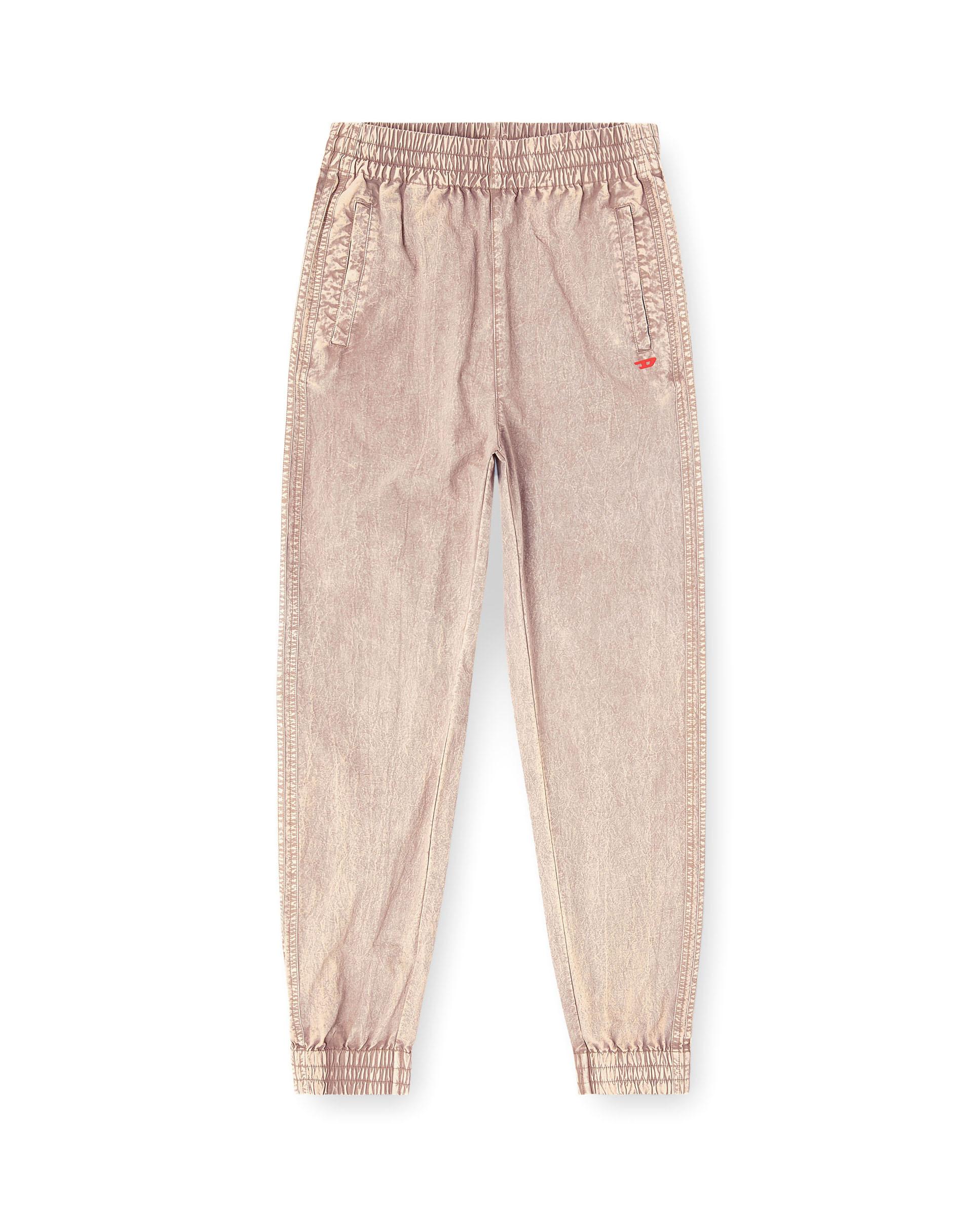 Pantalón jogger de mujer DIESEL con bandas laterales - Natural Natural-4