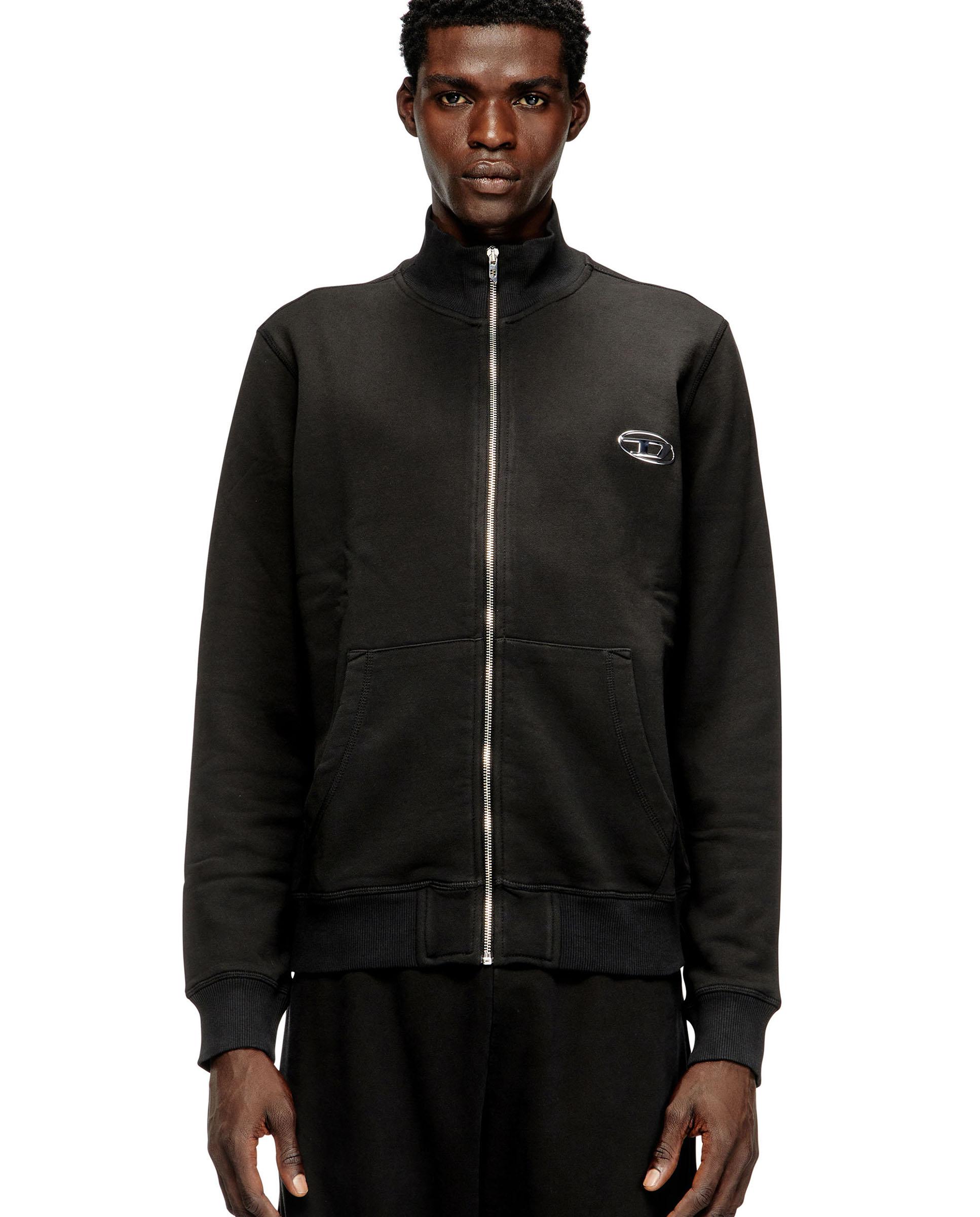 Diesel - Sudadera con cremallera de hombre DIESEL con cuelo alto.