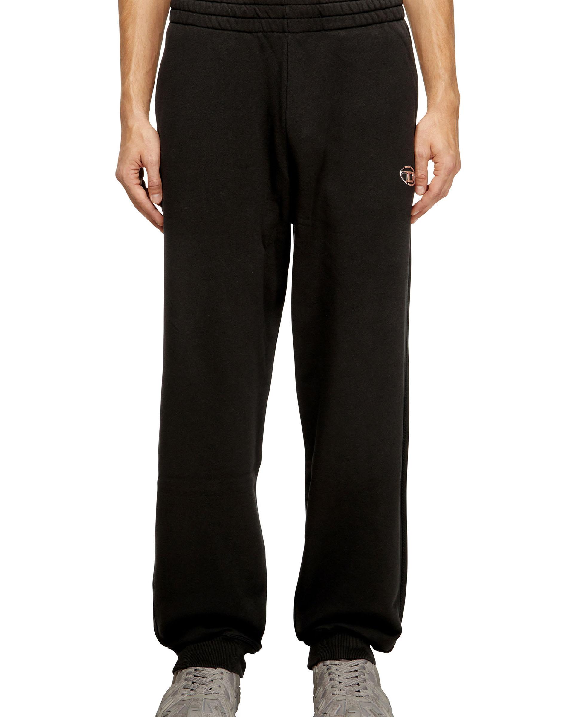 Imagen 0 de Pantalones de hombre de algodón con oval d metálico Negro