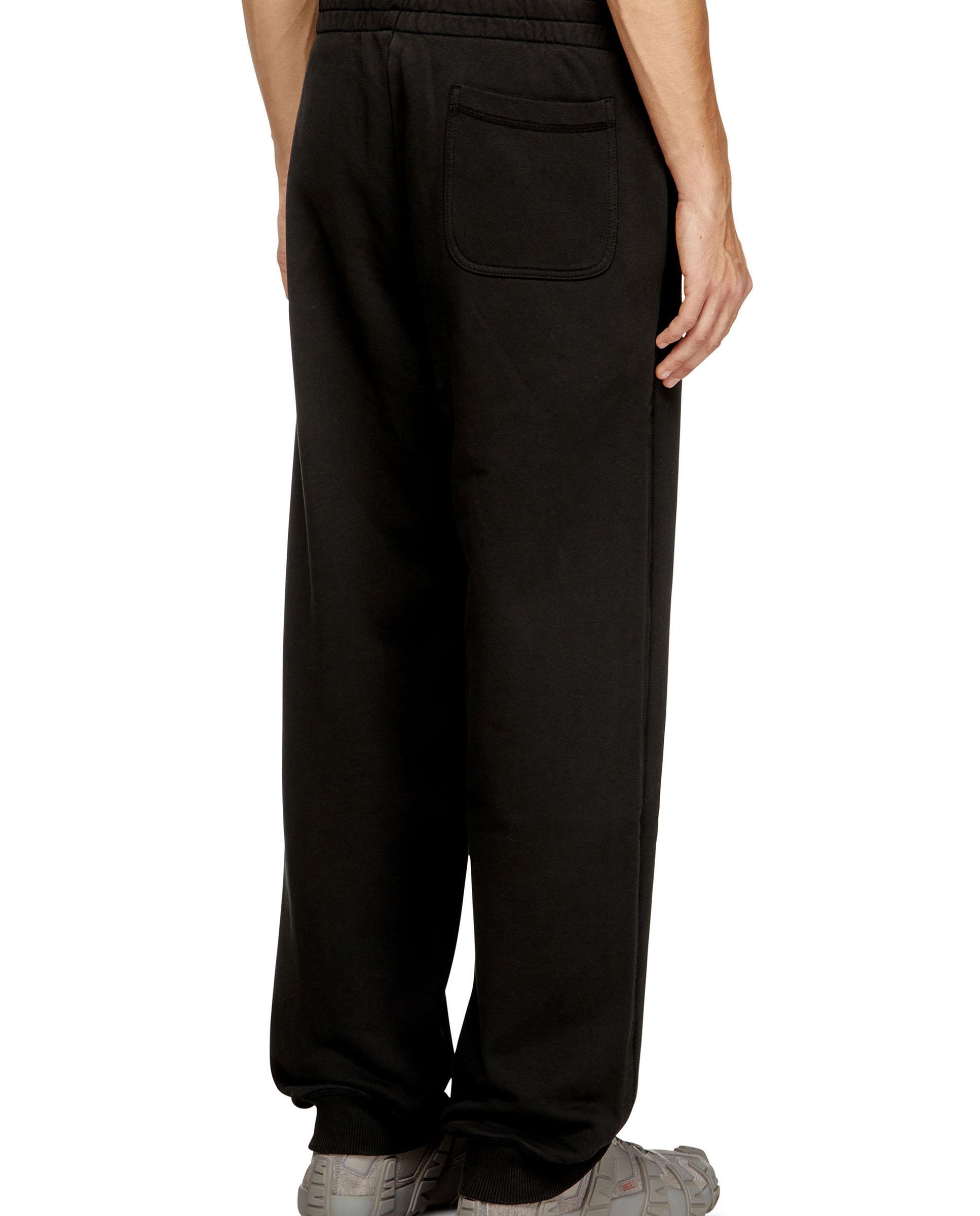 Pantalones de hombre de algodón con oval d metálico - Diesel - Negro Negro-2