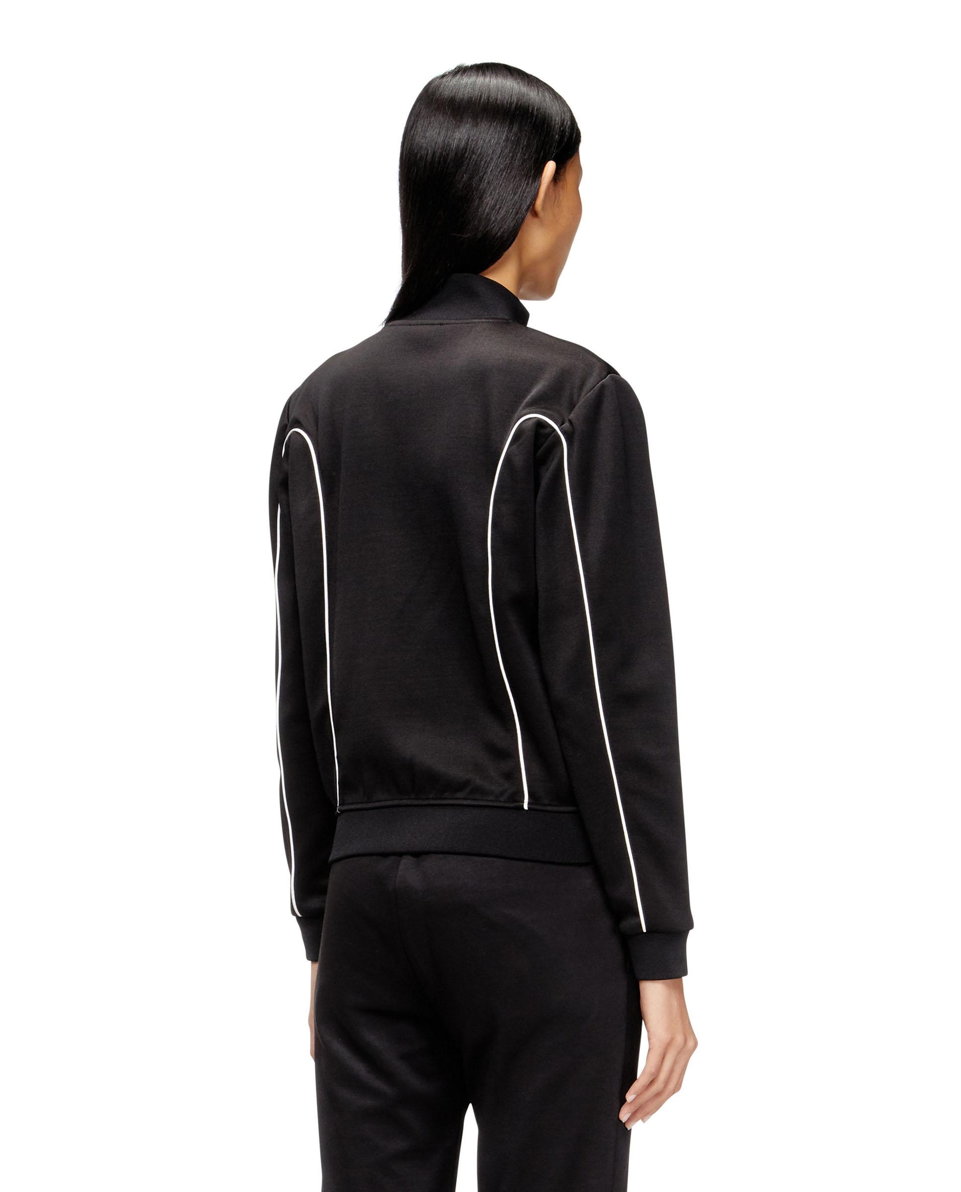 Cazadora de mujer regular con ribetes a contraste - Diesel - Negro Negro-2