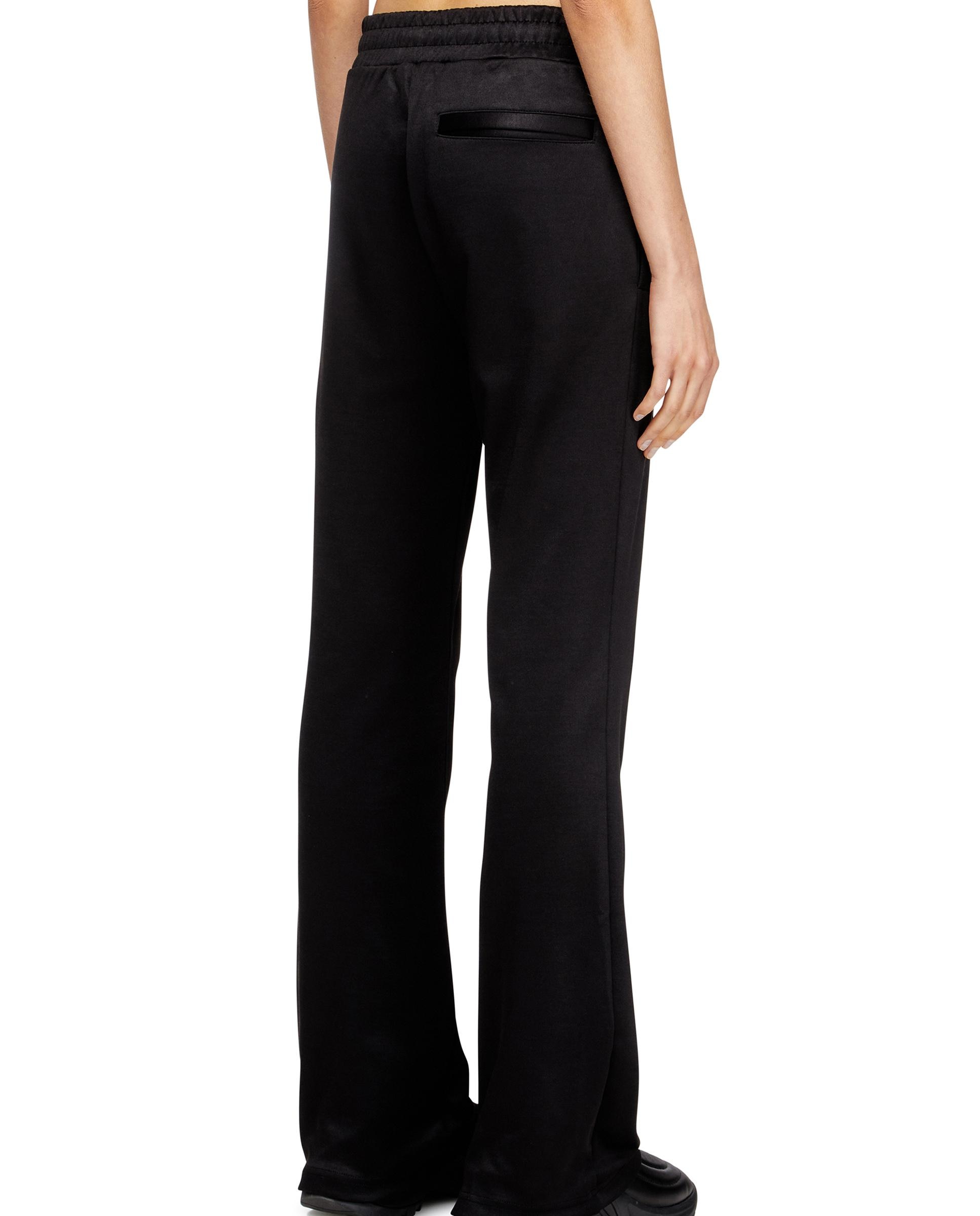 Pantalón jogger de mujer DIESEL con rayas laterales - Negro Negro-2