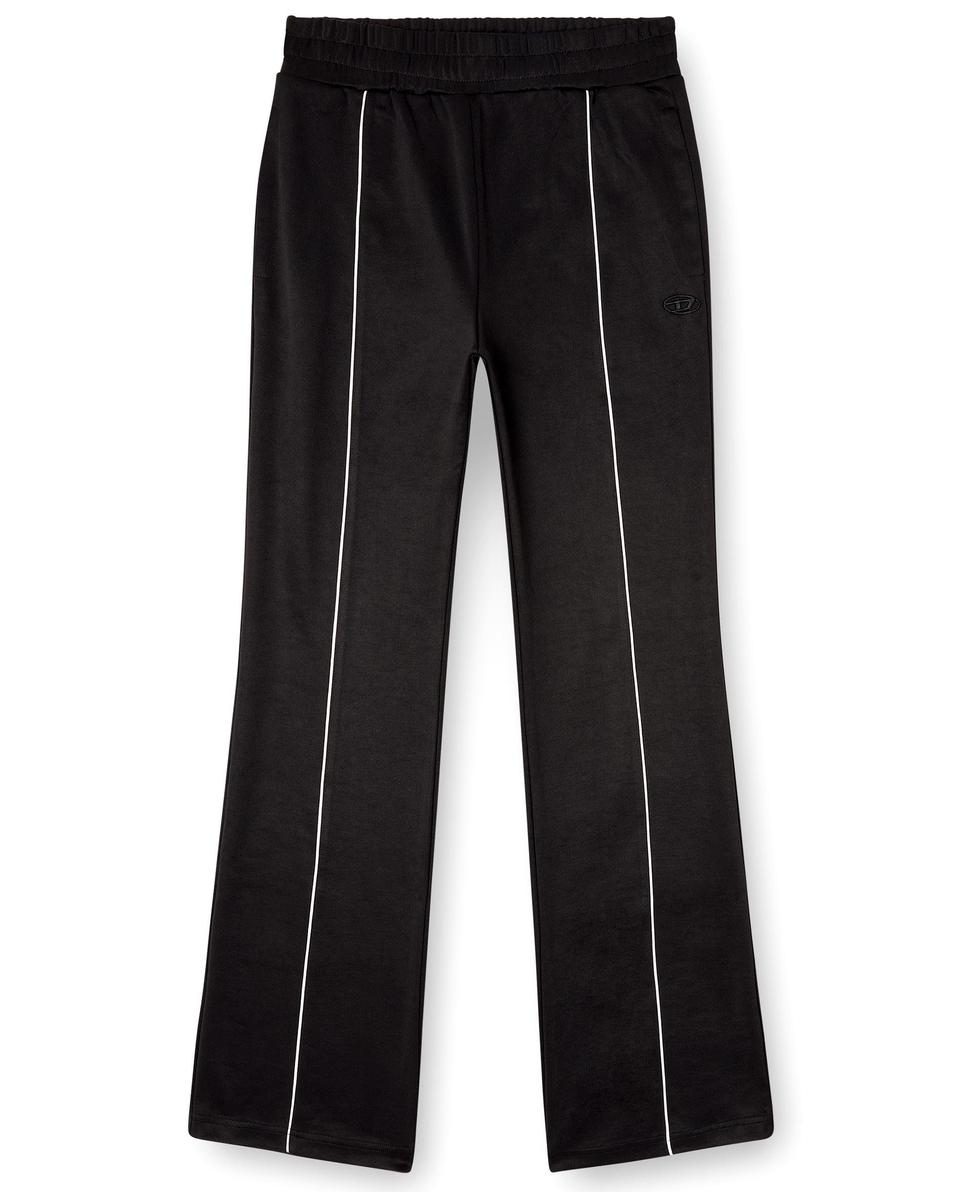 Pantalón jogger de mujer DIESEL con rayas laterales - Negro Negro-4