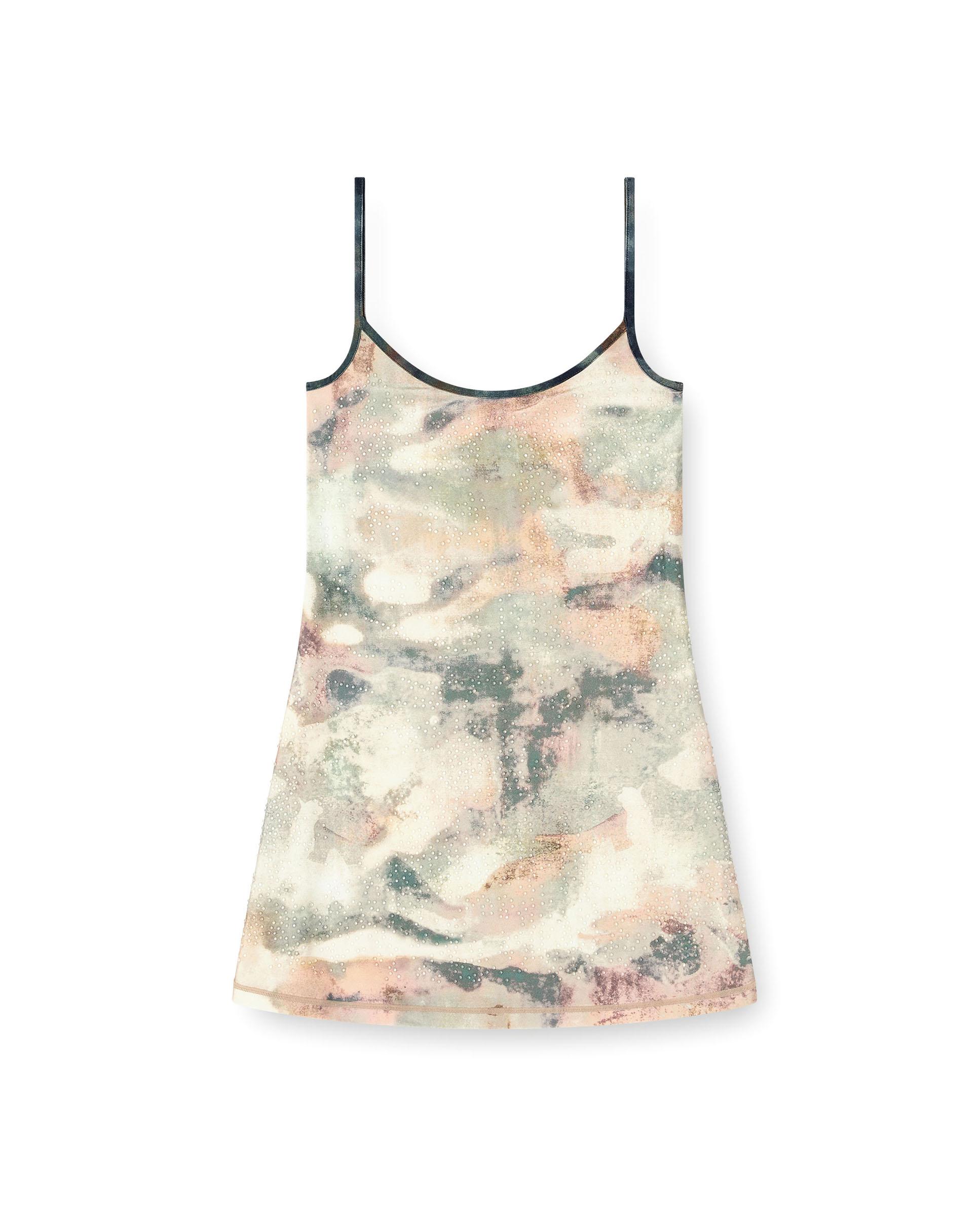 Vestido corto DIESEL de ajuste ceñido y tirantes finos - Multicolor Multicolor-5
