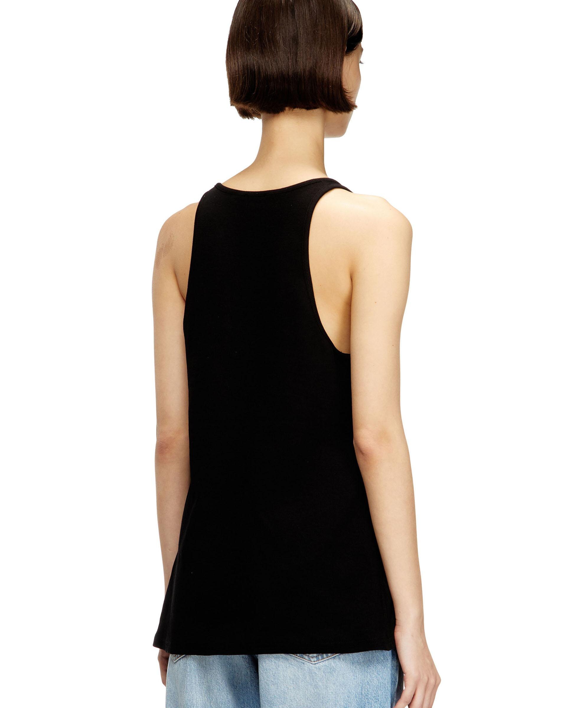 Camiseta de mujer sin mangas y cuello redondeado - Diesel - Negro Negro-2