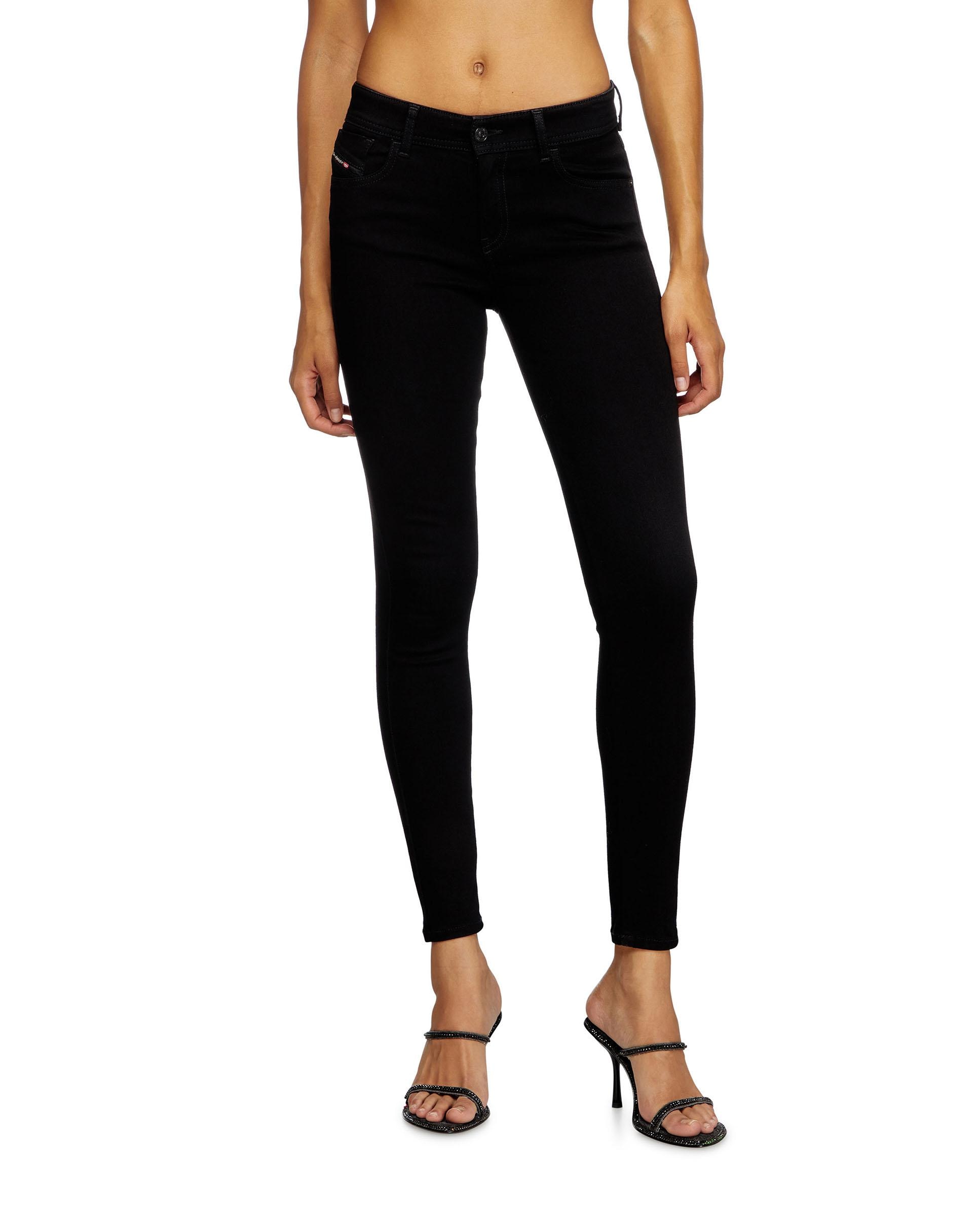 Vaqueros pitillo de mujer DIESEL pernera super-skinny - Negro Negro-1