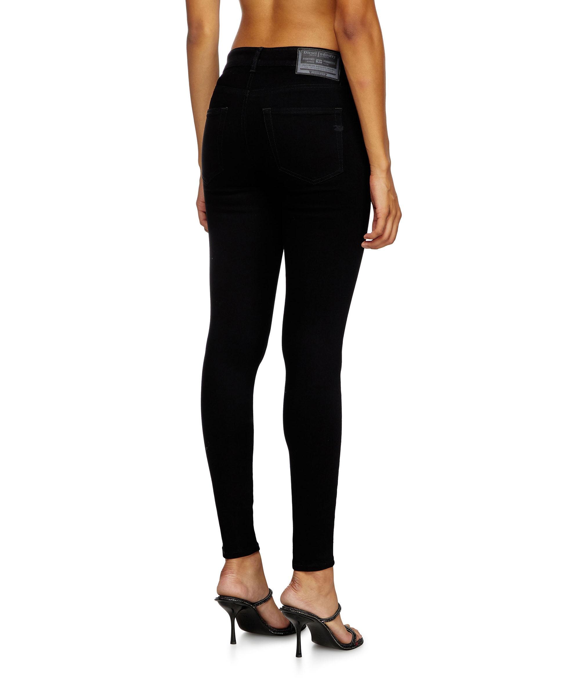 Vaqueros pitillo de mujer DIESEL pernera super-skinny - Negro Negro-2