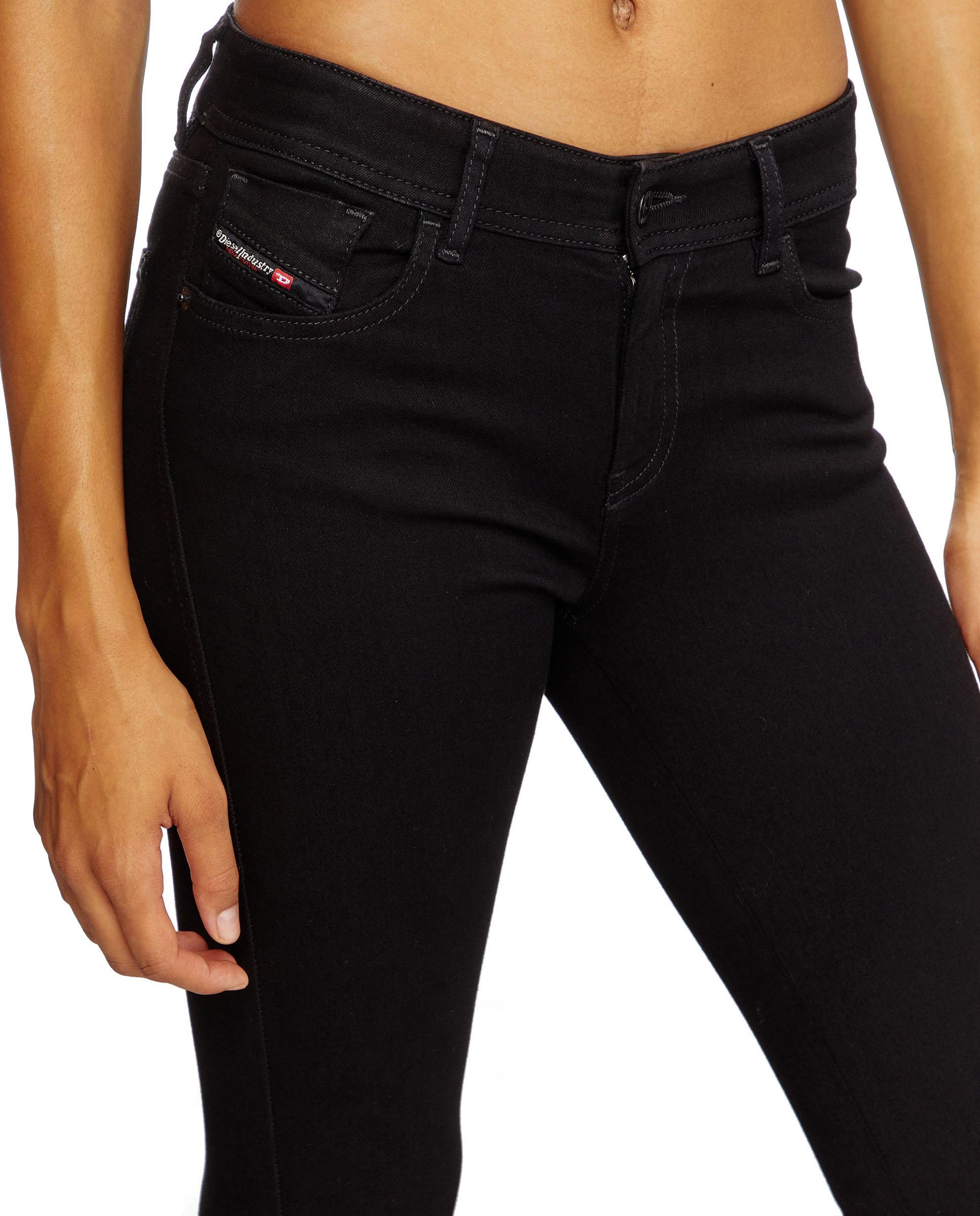 Vaqueros pitillo de mujer DIESEL pernera super-skinny - Negro Negro-3
