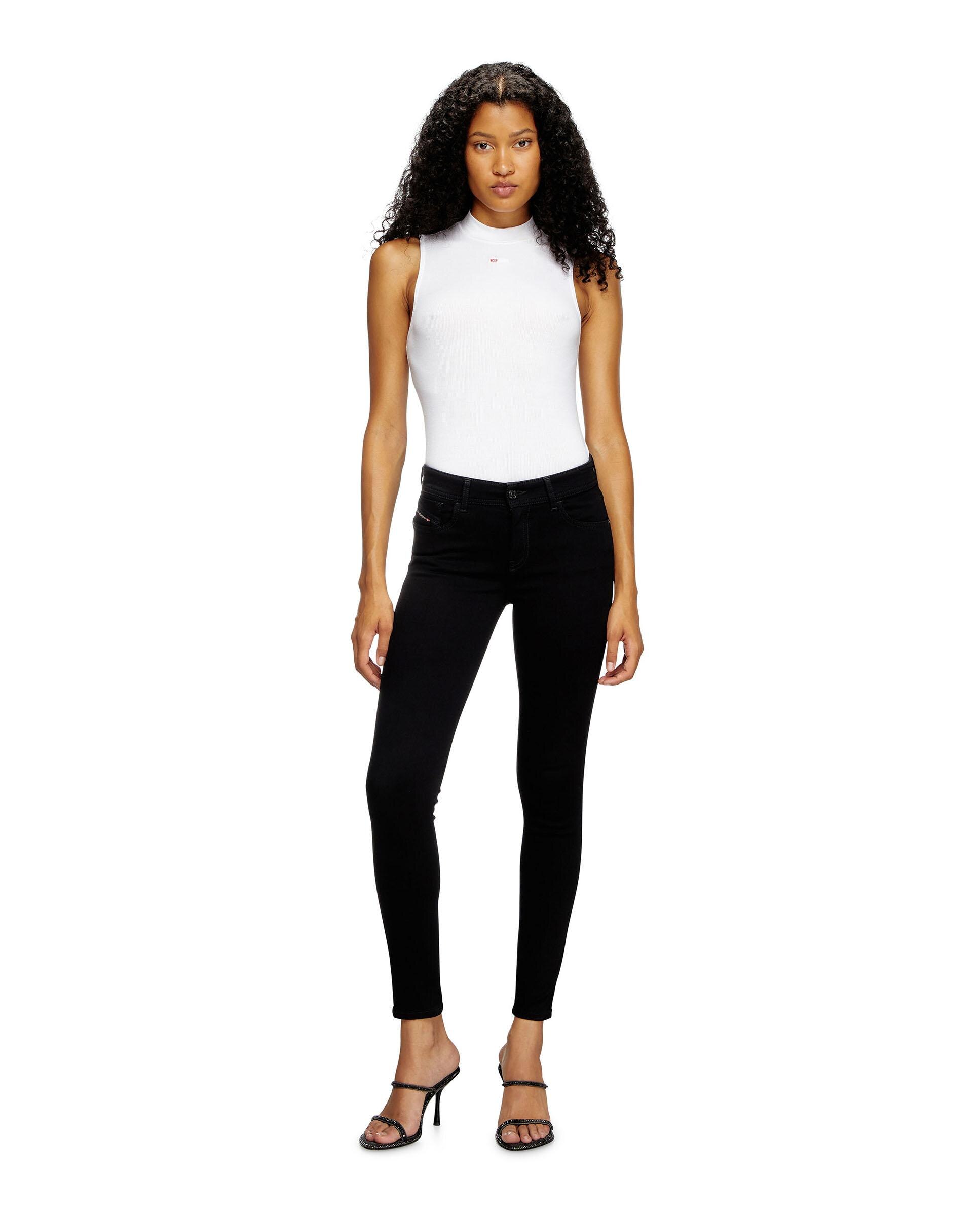 Vaqueros pitillo de mujer DIESEL pernera super-skinny - Negro Negro-4