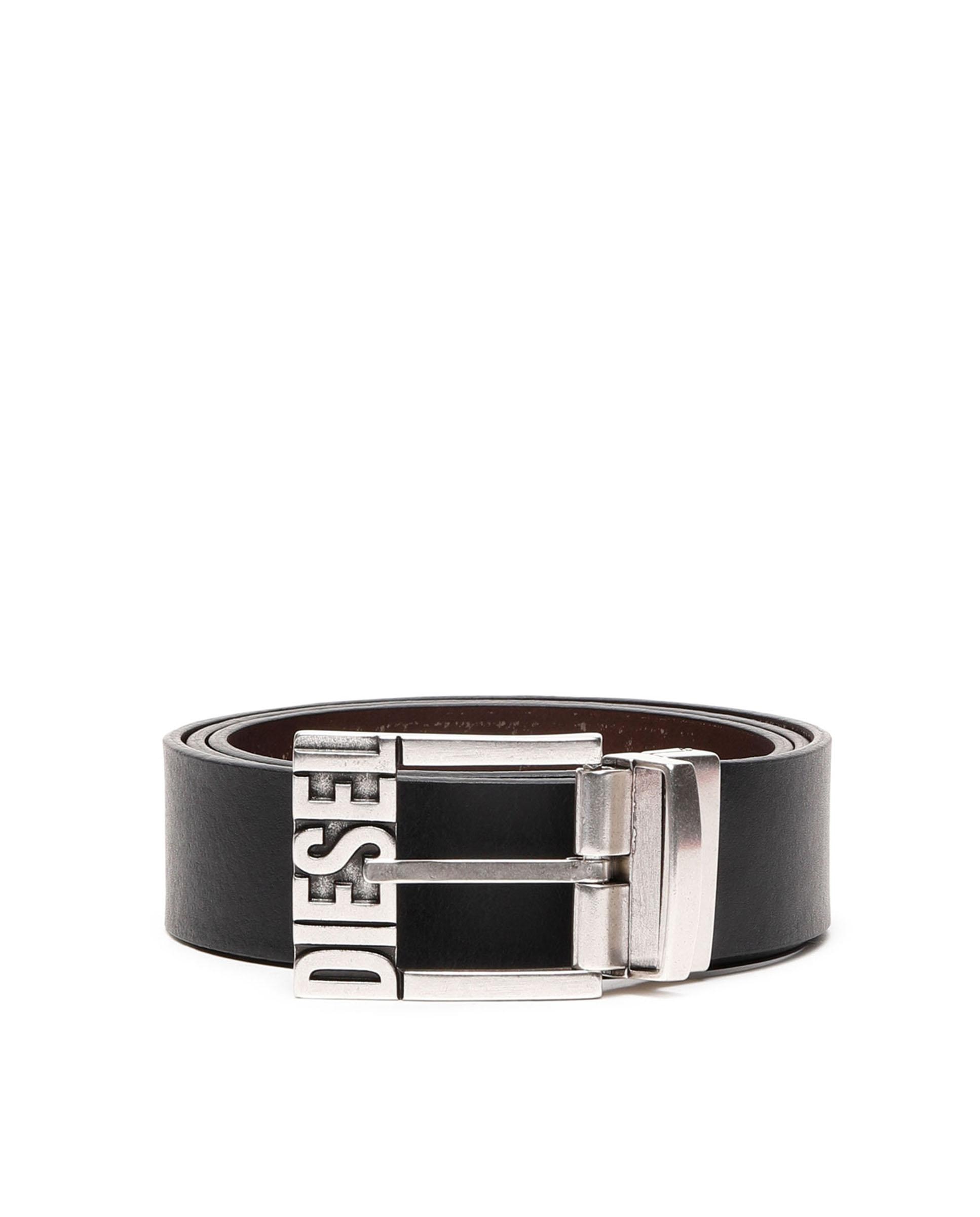 Imagen 0 de Cinturón de hombre DIESEL reversible con hebilla metálica Bicolor