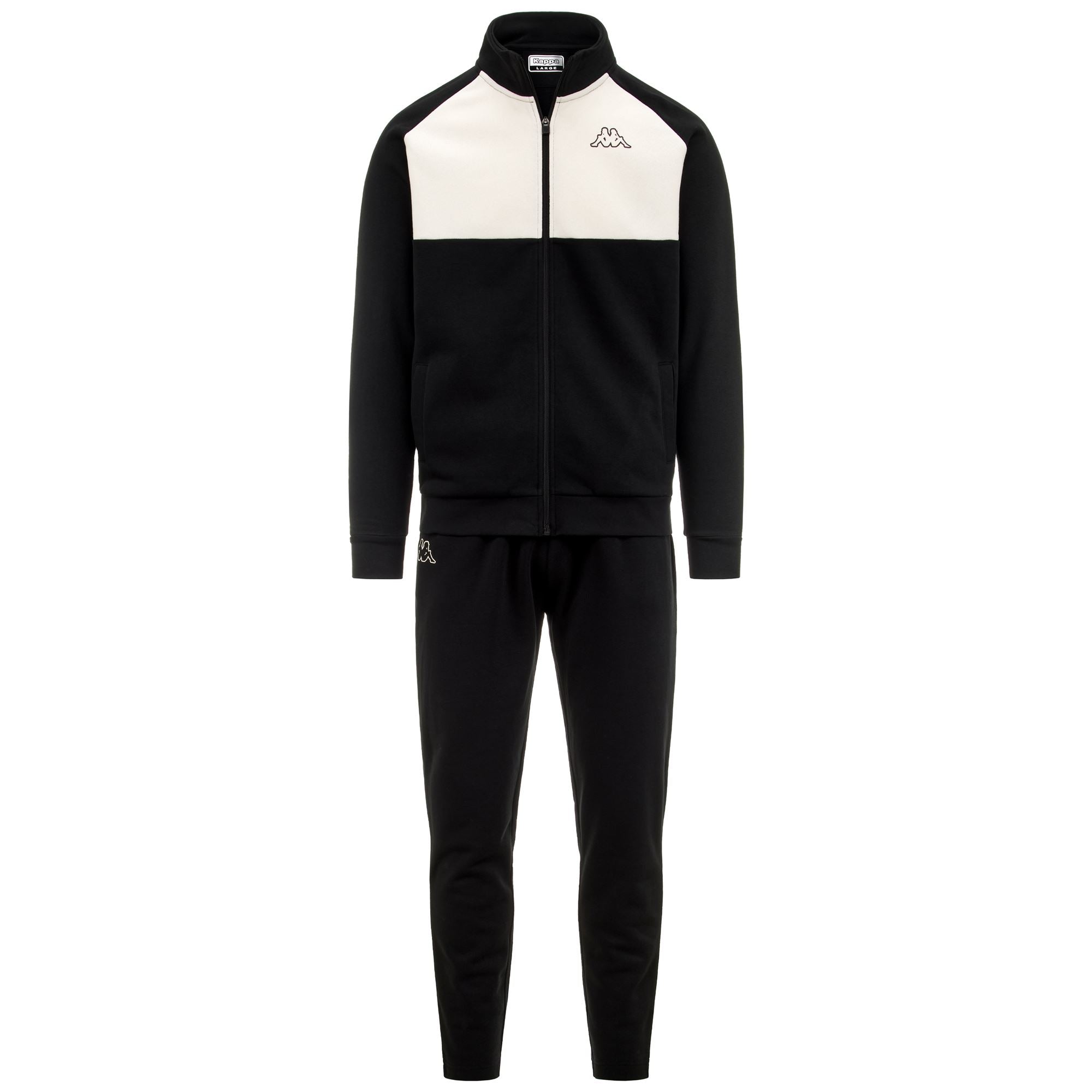 Imagen 0 de Chándal de hombre Fadi Tracksuit Kappa Negro / Blanco