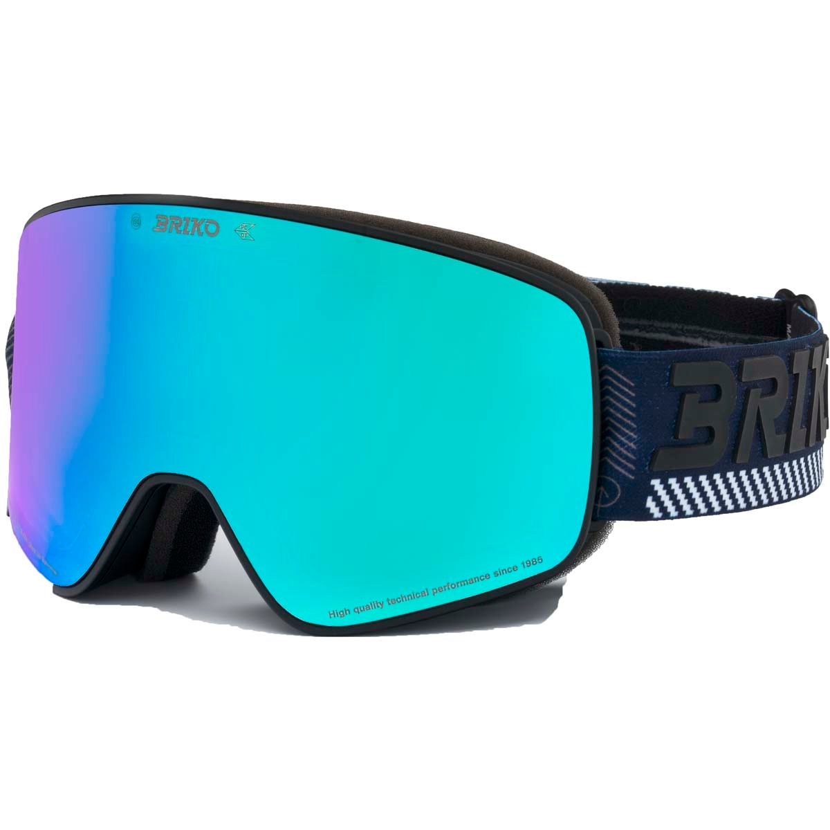 Máscara de esquí unisex Ingrid Sharp Lite 2 Lenses Briko - Azul Azul-1