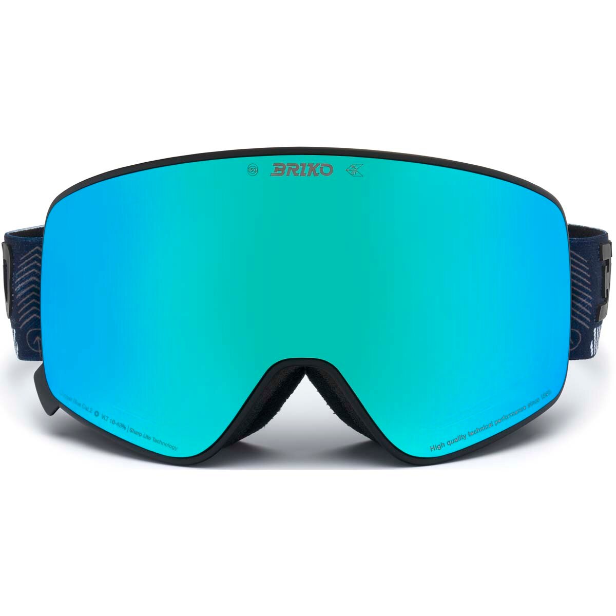 Máscara de esquí unisex Ingrid Sharp Lite 2 Lenses Briko - Azul Azul-2