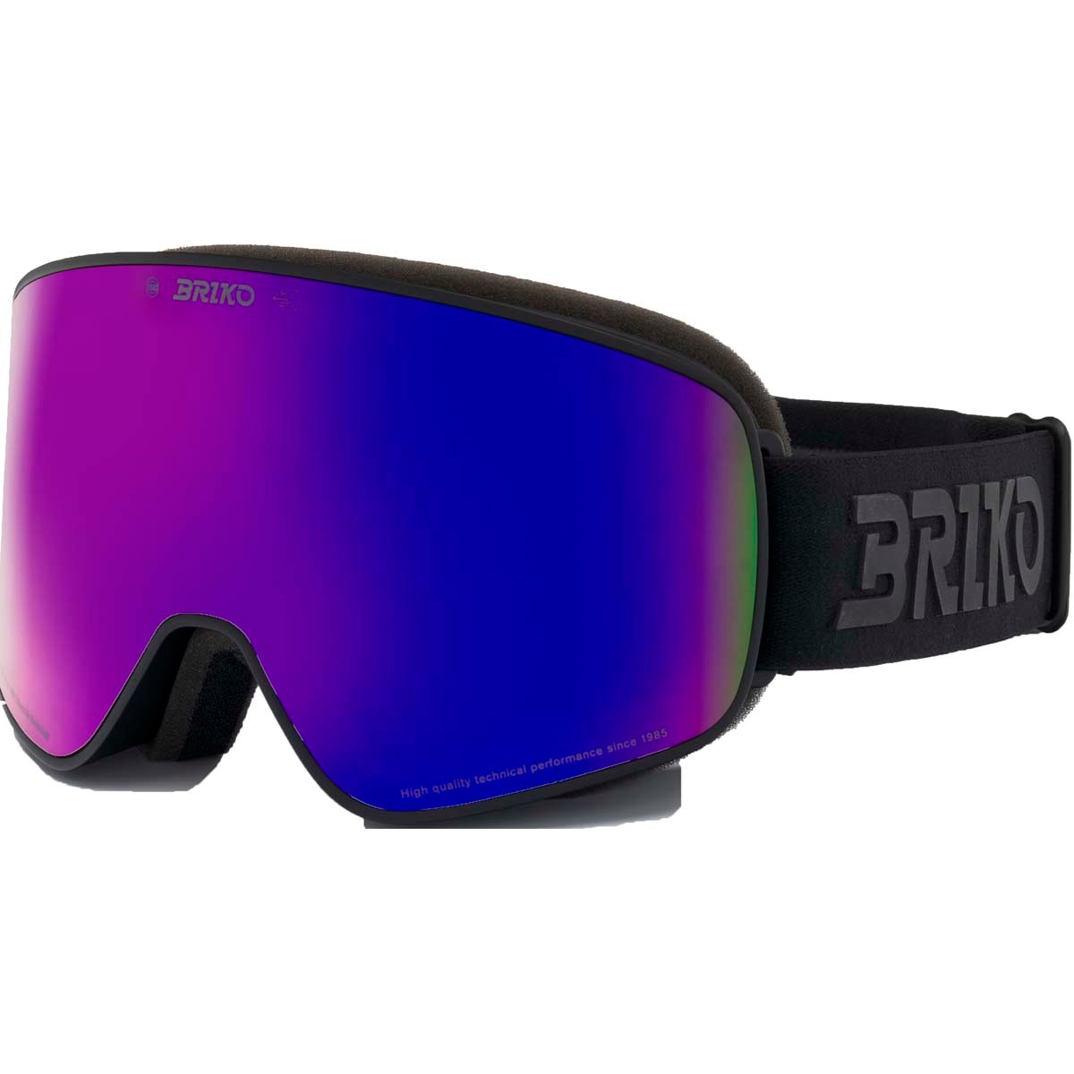 Máscara de esquí unisex Ingrid Sharp Lite 2 Lenses Briko - Negro Negro-1
