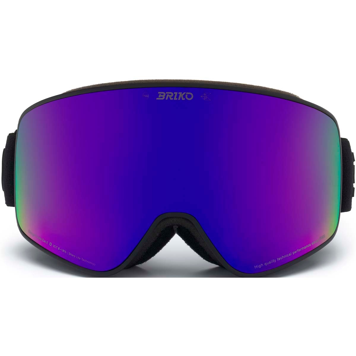 Máscara de esquí unisex Ingrid Sharp Lite 2 Lenses Briko - Negro Negro-2