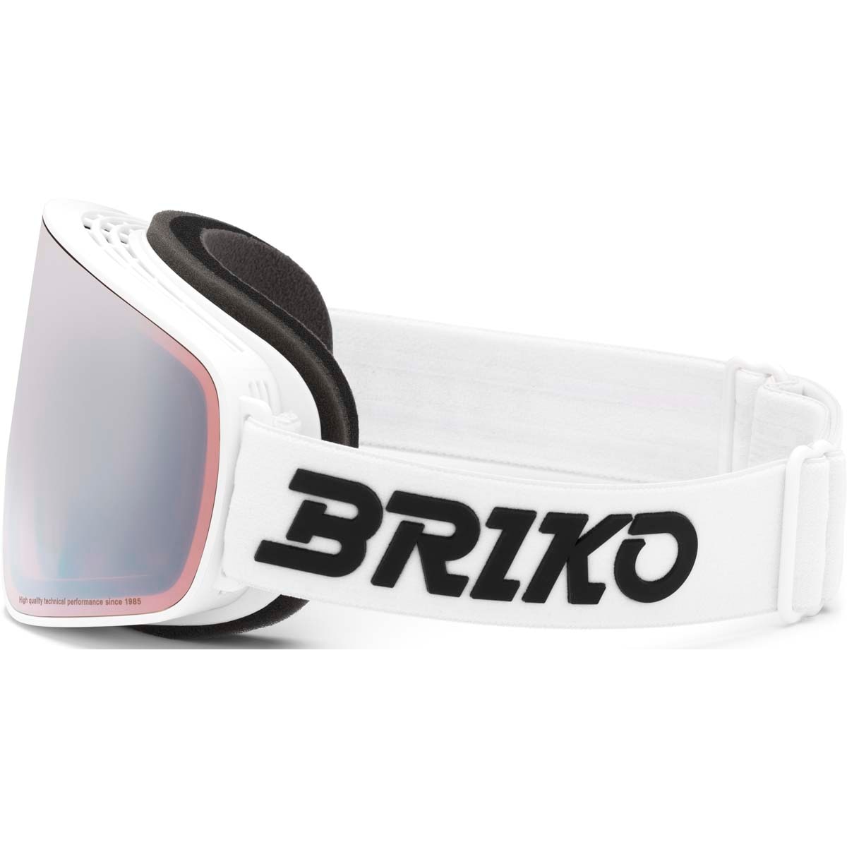 Máscara de esquí unisex Chino Sharp Lite Briko - Blanco Blanco-3