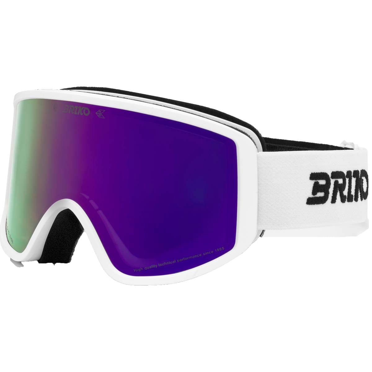 Imagen 0 de Máscara de esquí unisex Pulse Briko Blanco