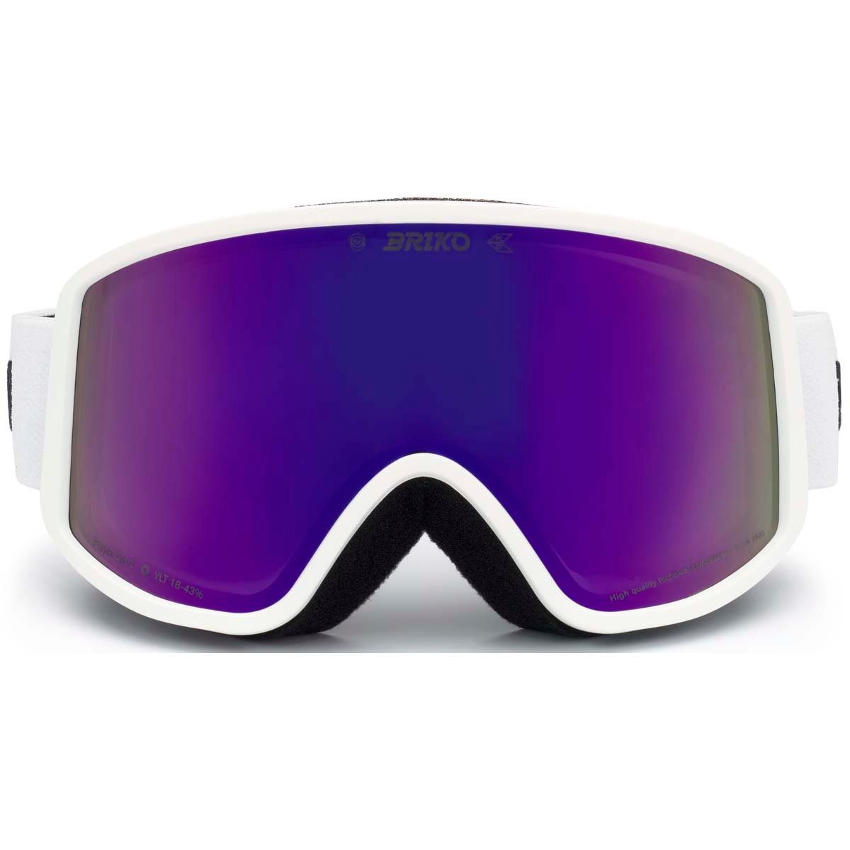 Máscara de esquí unisex Pulse Briko - Blanco Blanco-2