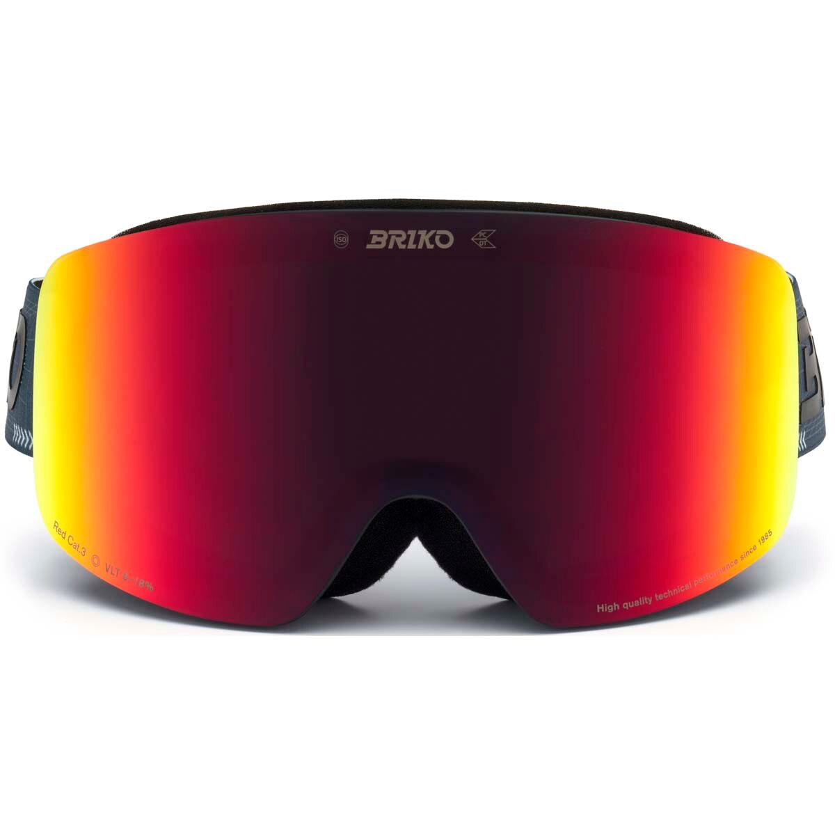 Imagen 2 de Máscara de esquí unisex Horizon 2 Lenses Briko - Azul grisáceo Azul grisáceo
