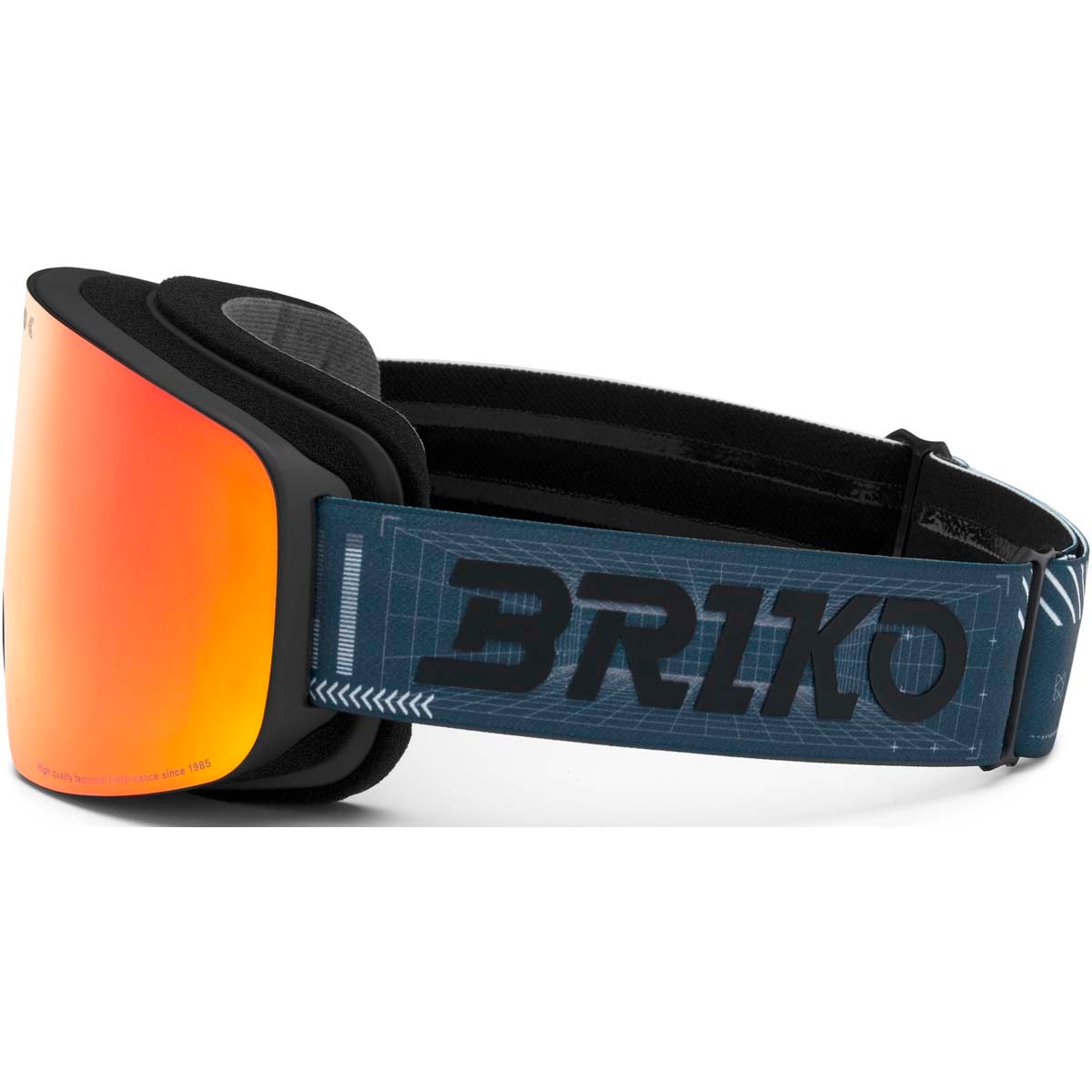 Imagen 3 de Máscara de esquí unisex Horizon 2 Lenses Briko - Azul grisáceo Azul grisáceo