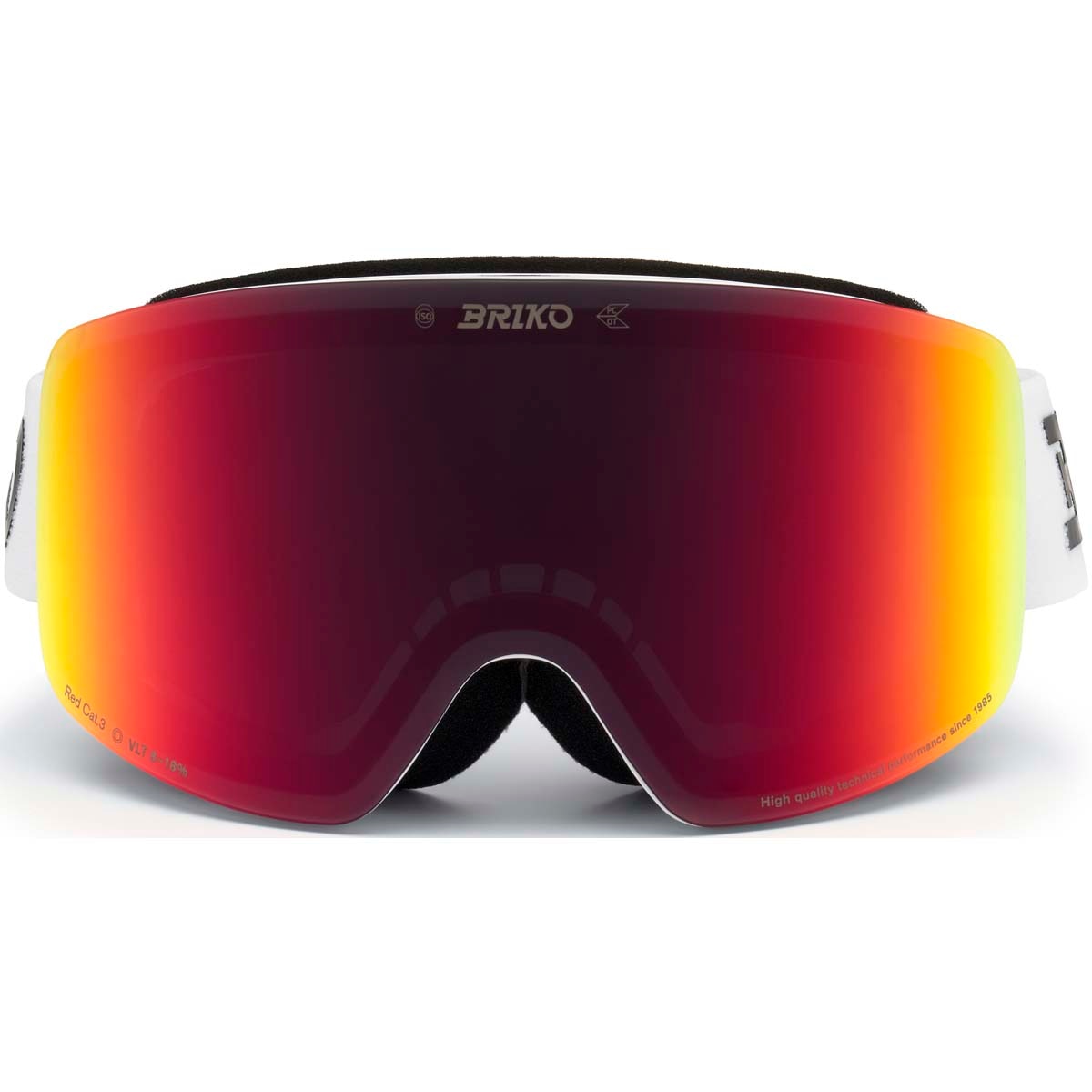 Imagen 2 de Máscara de esquí unisex Horizon 2 Lenses Briko - Blanco Blanco